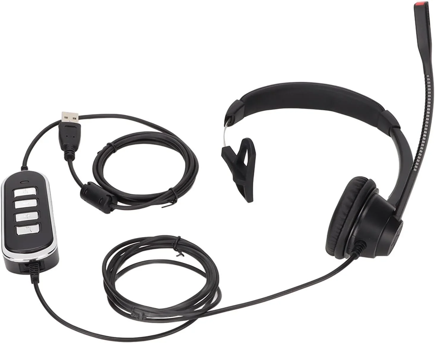 هدست تلفن LOCZEK، هدست ارتباطی مونو راحت و جهانی Plug and Play برای خدمات مشتری در دفتر