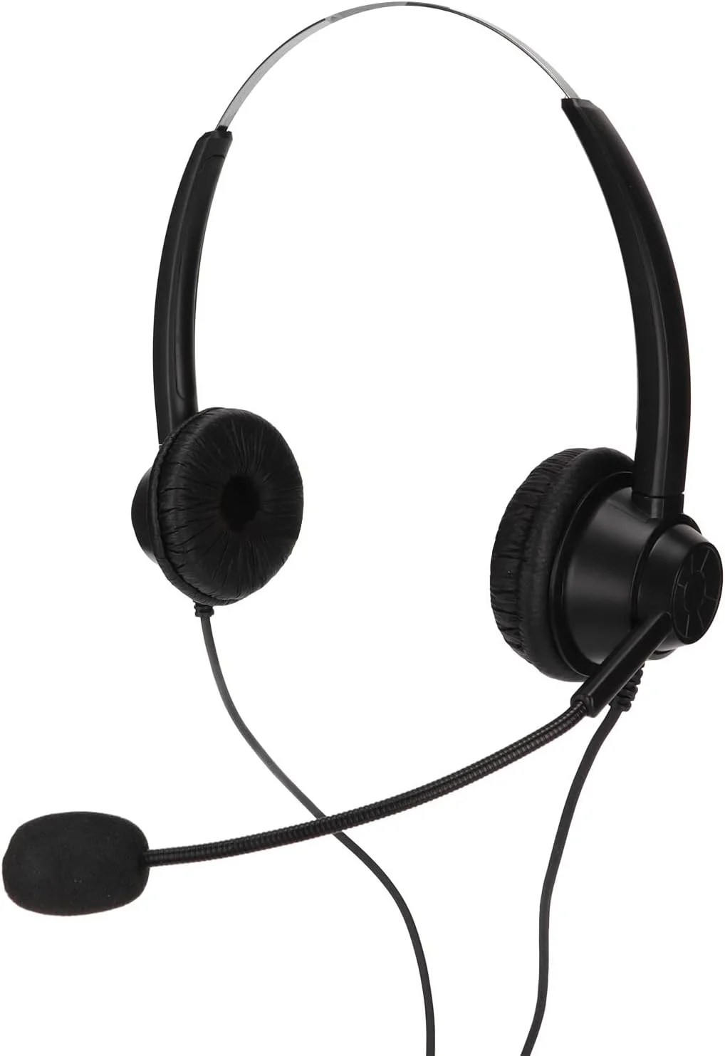 هدست با میکروفون H360D QD دو گوشی، هدست تجاری با اتصال سریع، تنظیم صدا، حذف نویز، مناسب مراکز تماس Beien