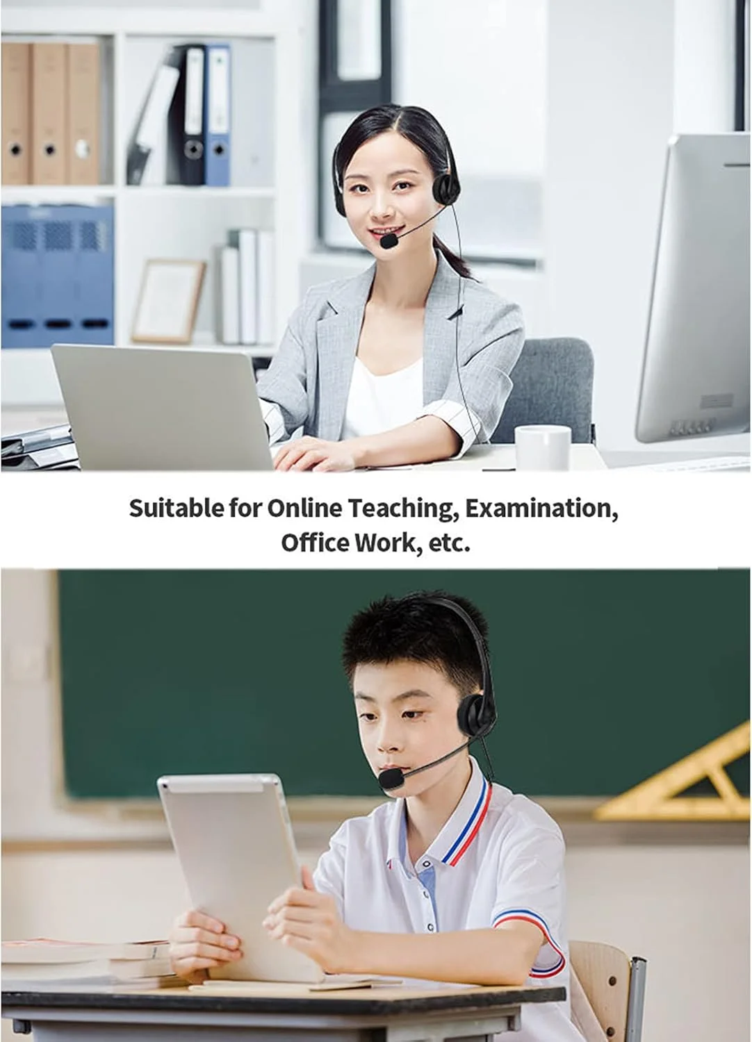 هدست سیمی مرکز تماس HELEMIY SY490MV با پورت USB کنترل سیمی با میکروفون حذف نویز برای تلفن های کامپیوتر و جعبه های رومیزی هدست سیمی مرکز تماس HELEMIY SY490MV با پورت USB کنترل سیمی با میکروفون حذف نویز برای تلفن های کامپیوتر و جعبه های رومیزی