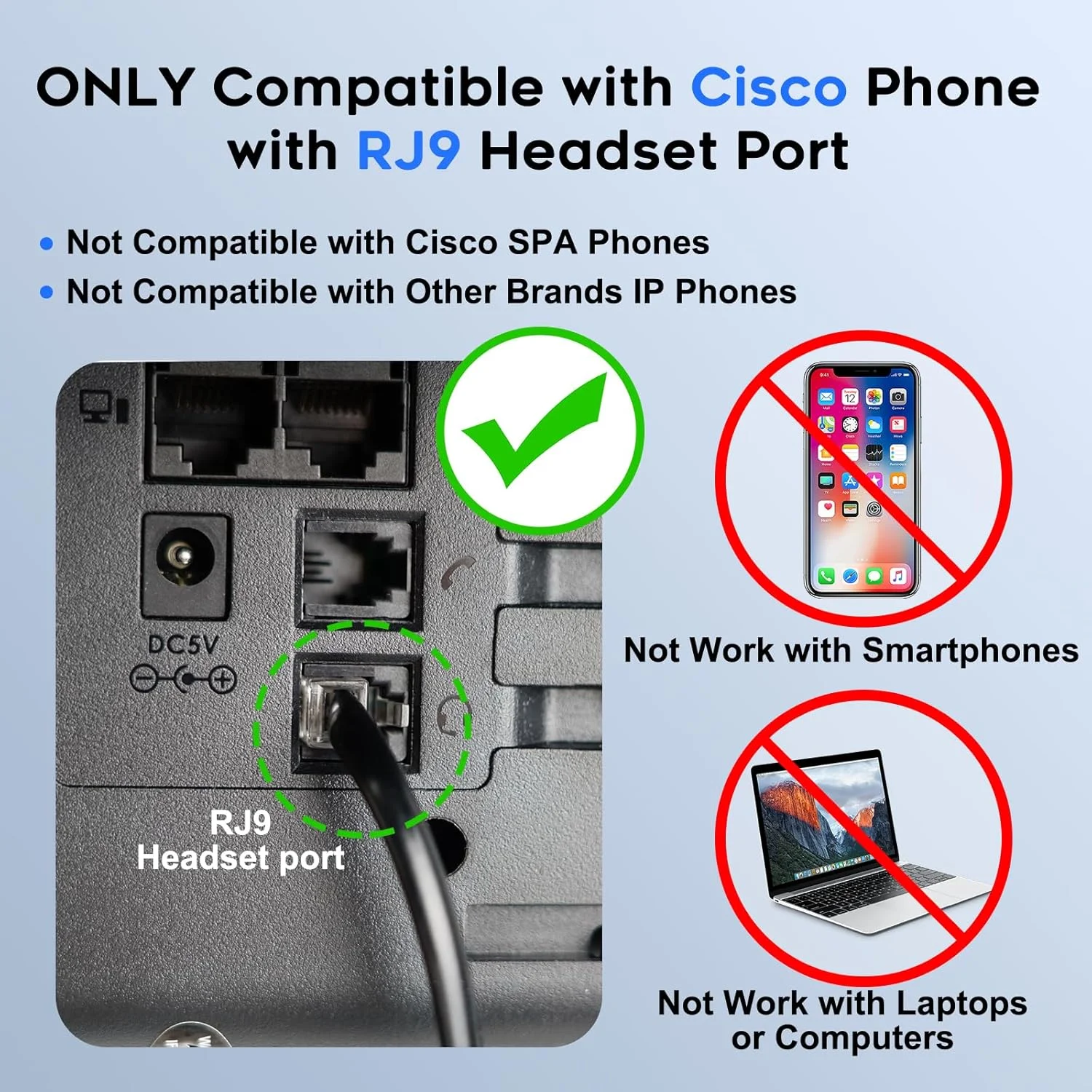 هدست تلفن سیسکو MKJ با میکروفون حذف نویز، هدست تلفن سانترال RJ9 برای تلفن های ثابت اداری سیسکو 6841 CP-7821 7940 7942G 7945G 7961G 7962G 7965G 7971G 7975G 8865 8961 9951 هدست تلفن سیسکو MKJ با میکروفون حذف نویز، هدست تلفن سانترال RJ9 برای تلفن های ثابت اداری سیسکو 6841 CP-7821 7940 7942G 7945G 7961G 7962G 7965G 7971G 7975G 8865 8961 9951