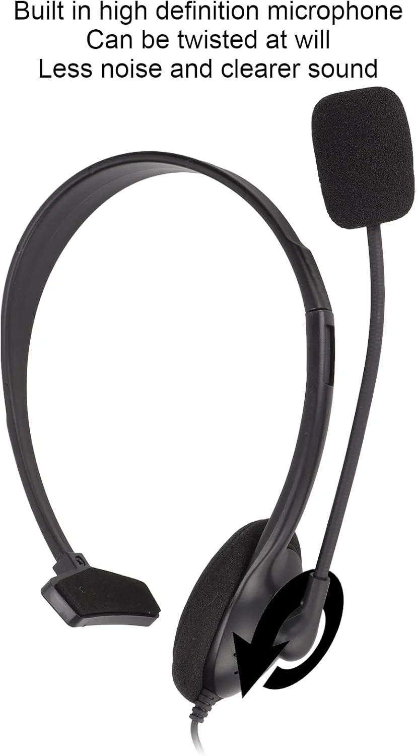 هدست تک گوش، هدست خدمات مشتریان یک گوشی مدل S480، هدست تنظیم صدا/بیصدا کردن میکروفون برای خدمات تلفنی، هدست تلفن ویپ با سیم ثابت با پورت 3.5 میلیمتری هدست تک گوش، هدست خدمات مشتریان یک گوشی مدل S480، هدست تنظیم صدا/بیصدا کردن میکروفون برای خدمات تلفنی، هدست تلفن ویپ با سیم ثابت با پورت 3.5 میلیمتری