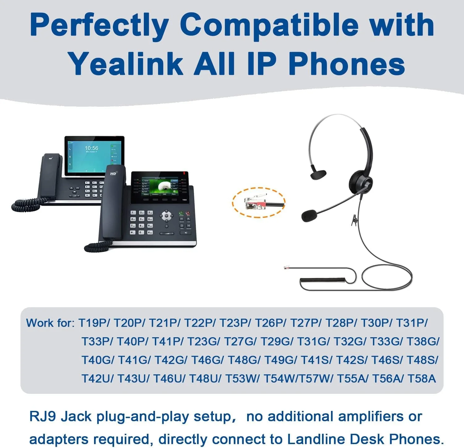 هدست تلفن NALACAL با میکروفون - حذف نویز، هدست تلفن سیمی اداری سازگار با Yealink T27G T29G T40G T41P T41S T42S T46S T48S T53W T55A Avaya 9608 9611 9630 J169 J179 هدست تلفن NALACAL با میکروفون - حذف نویز، هدست تلفن سیمی اداری سازگار با Yealink T27G T29G T40G T41P T41S T42S T46S T48S T53W T55A Avaya 9608 9611 9630 J169 J179