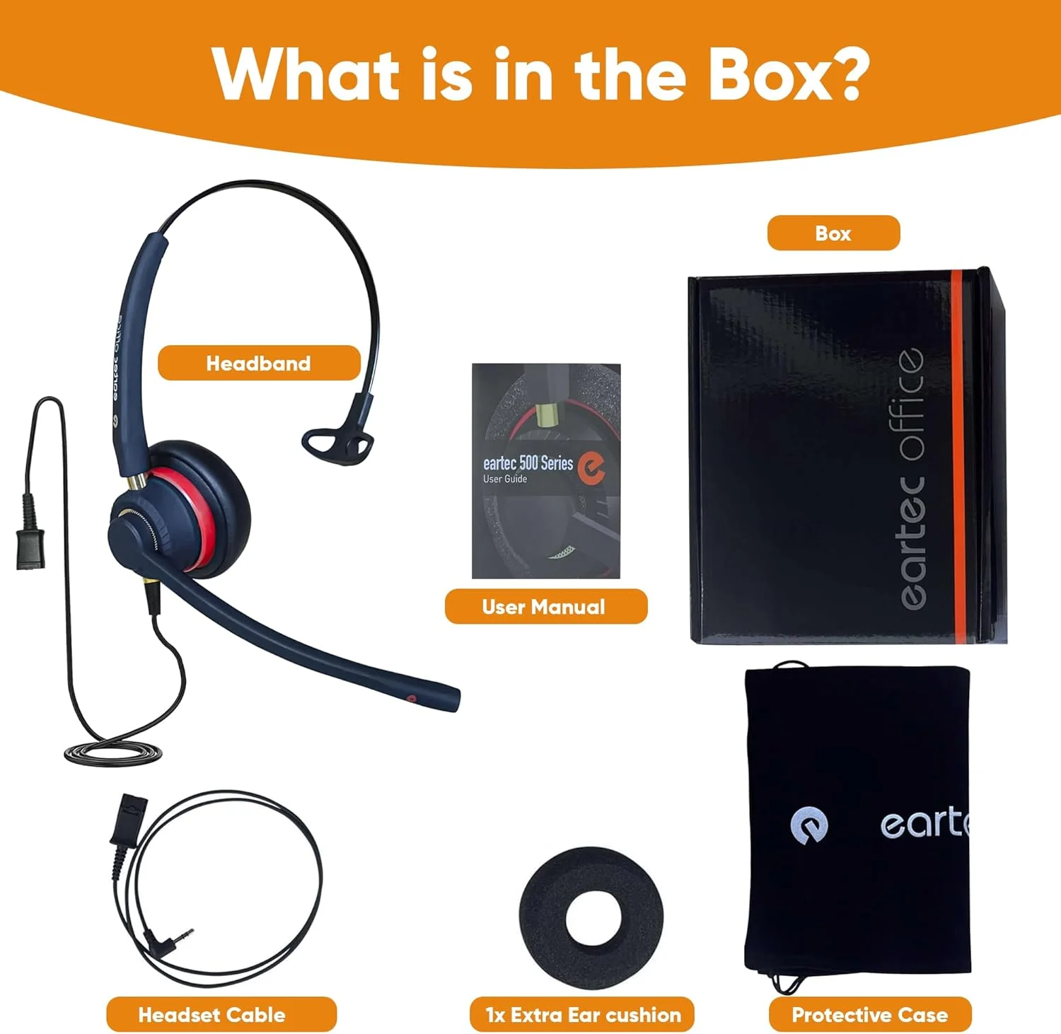 هدست برای تلفن های دیجیتال پاناسونیک KX-T7730 KX-T7731 KX-T7735، مناسب برای منزل، دفتر کار و مراکز تماس، دارای میکروفون حذف نویز و هدبند راحت با جک 2.5 میلی متری مدل EAR510 QD011 تک گوش