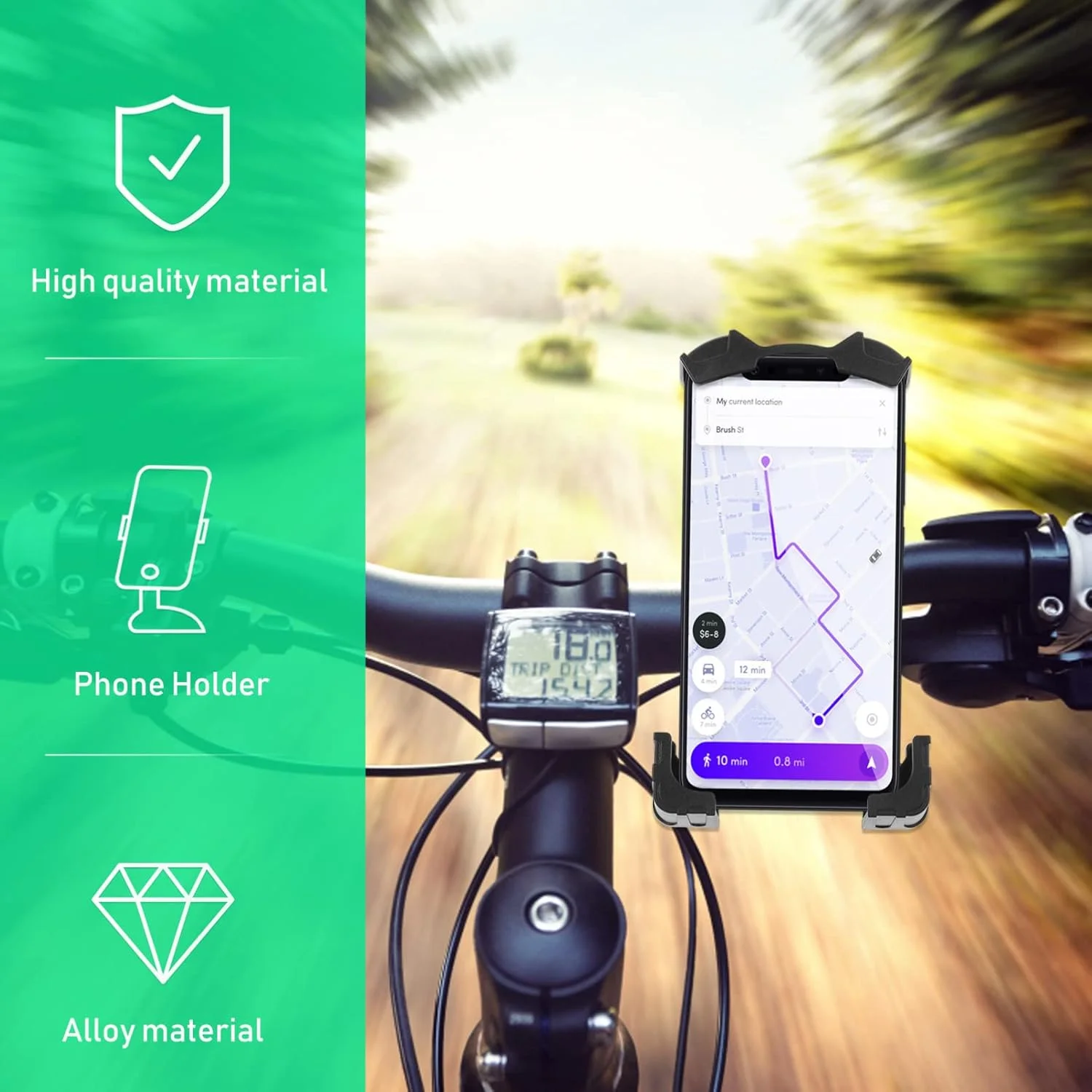 نگهدارنده تلفن همراه دوچرخه، پایه موتورسیکلت، لوازم جانبی استند کاربردی نگهدارنده تلفن همراه دوچرخه، پایه موتورسیکلت، لوازم جانبی استند کاربردی