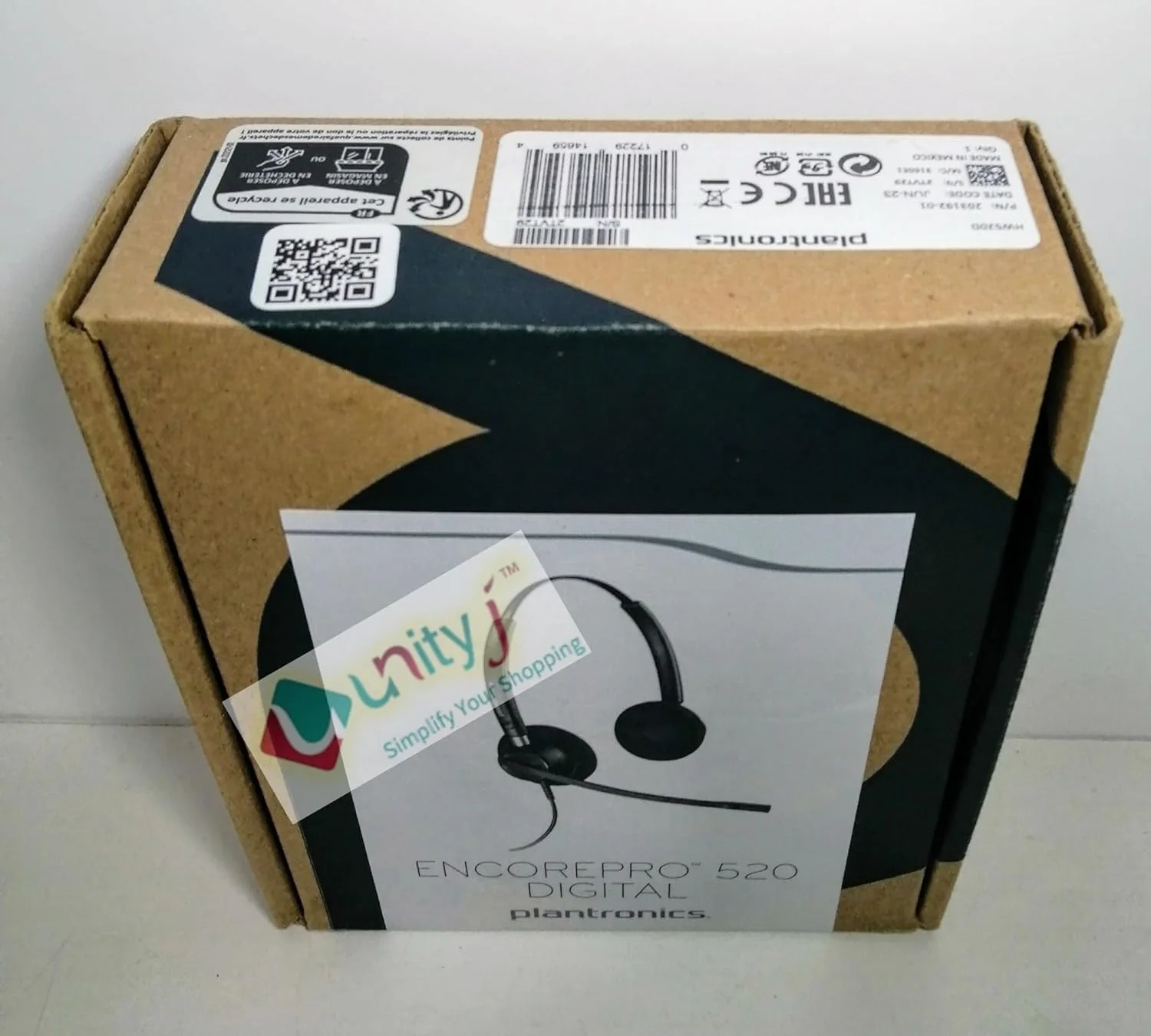 هدست دو گوشی روگوشی پلنترونیکس EncorePro HW520D با میکروفون حذف نویز