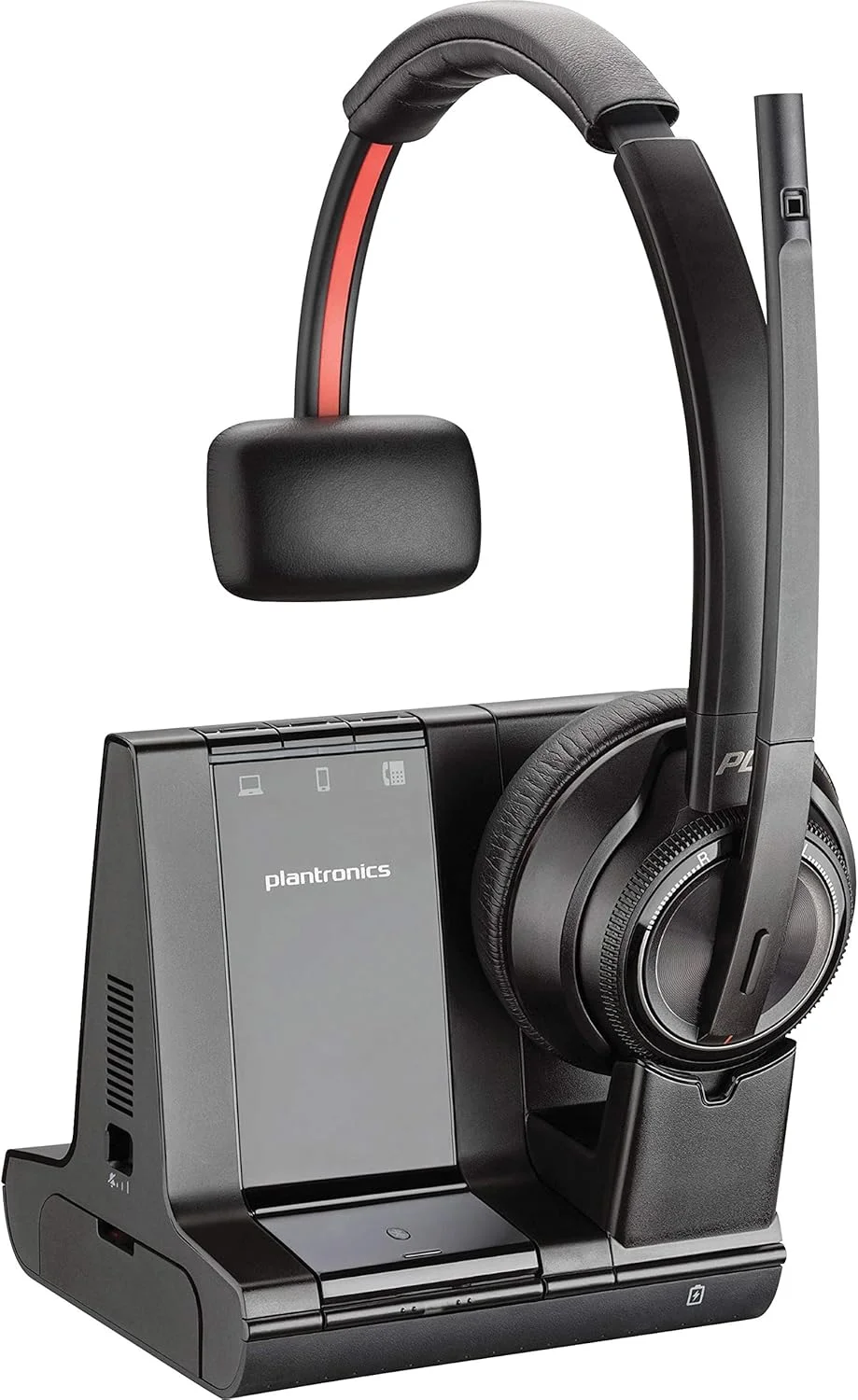 سیستم هدست بی سیم دکت سری Plantronics Savi 8200، مشکی