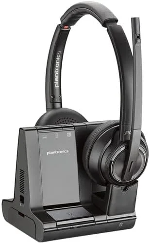سیستم هدست بیسیم دکت Poly Plantronics Savi 8220 UC - دو گوشی - دارای گواهی Teams - بسته بلوتوث شامل: کابل USB Type-A، پایه، کابل RJ11، تمیز کننده هدفون Goby Labs، پارچه فیبر سیستم هدست بیسیم دکت Poly Plantronics Savi 8220 UC - دو گوشی - دارای گواهی Teams - بسته بلوتوث شامل: کابل USB Type-A، پایه، کابل RJ11، تمیز کننده هدفون Goby Labs، پارچه فیبر