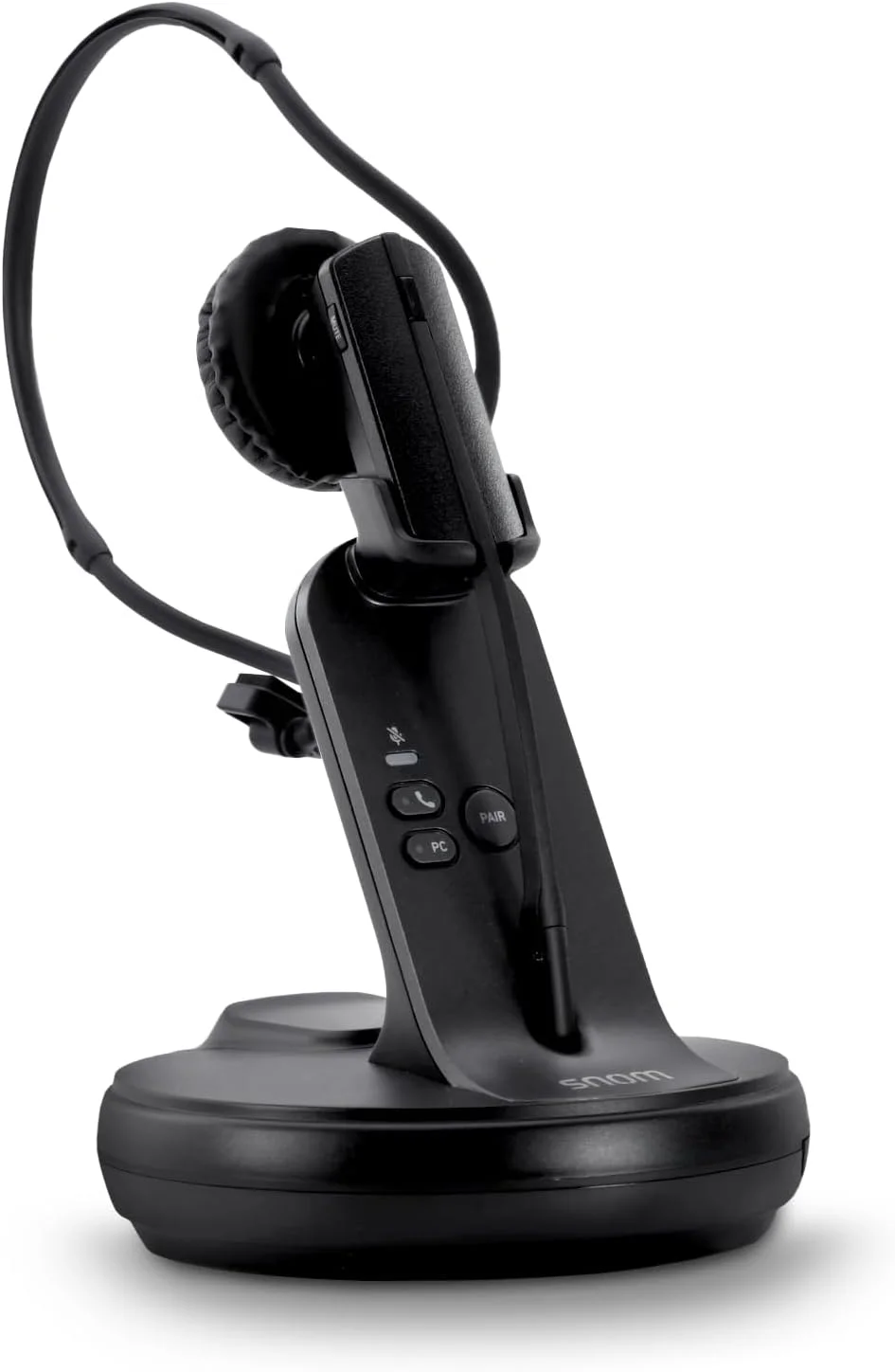 هدست دکت Snom A170C - هدست بی سیم سازگار با تلفن های بی سیم با میکروفون، هدفون بی سیم، تلفن بی سیم 2 گوشی - حذف نویز، برد 50 متر