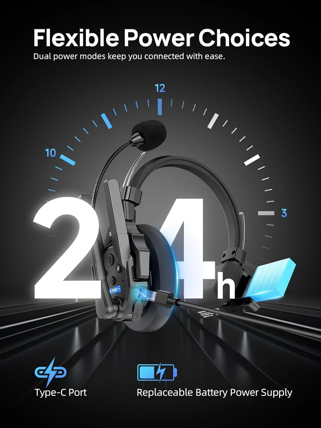 سیستم هدست ارتباطی بی سیم SYNCO XTALK XPRO، سیستم هدست بی سیم 9 نفره فول دوبلکس 2.4 گیگاهرتز با عمر باتری 24 ساعته و کاهش نویز 500 متری سیستم هدست ارتباطی بی سیم SYNCO XTALK XPRO، سیستم هدست بی سیم 9 نفره فول دوبلکس 2.4 گیگاهرتز با عمر باتری 24 ساعته و کاهش نویز 500 متری