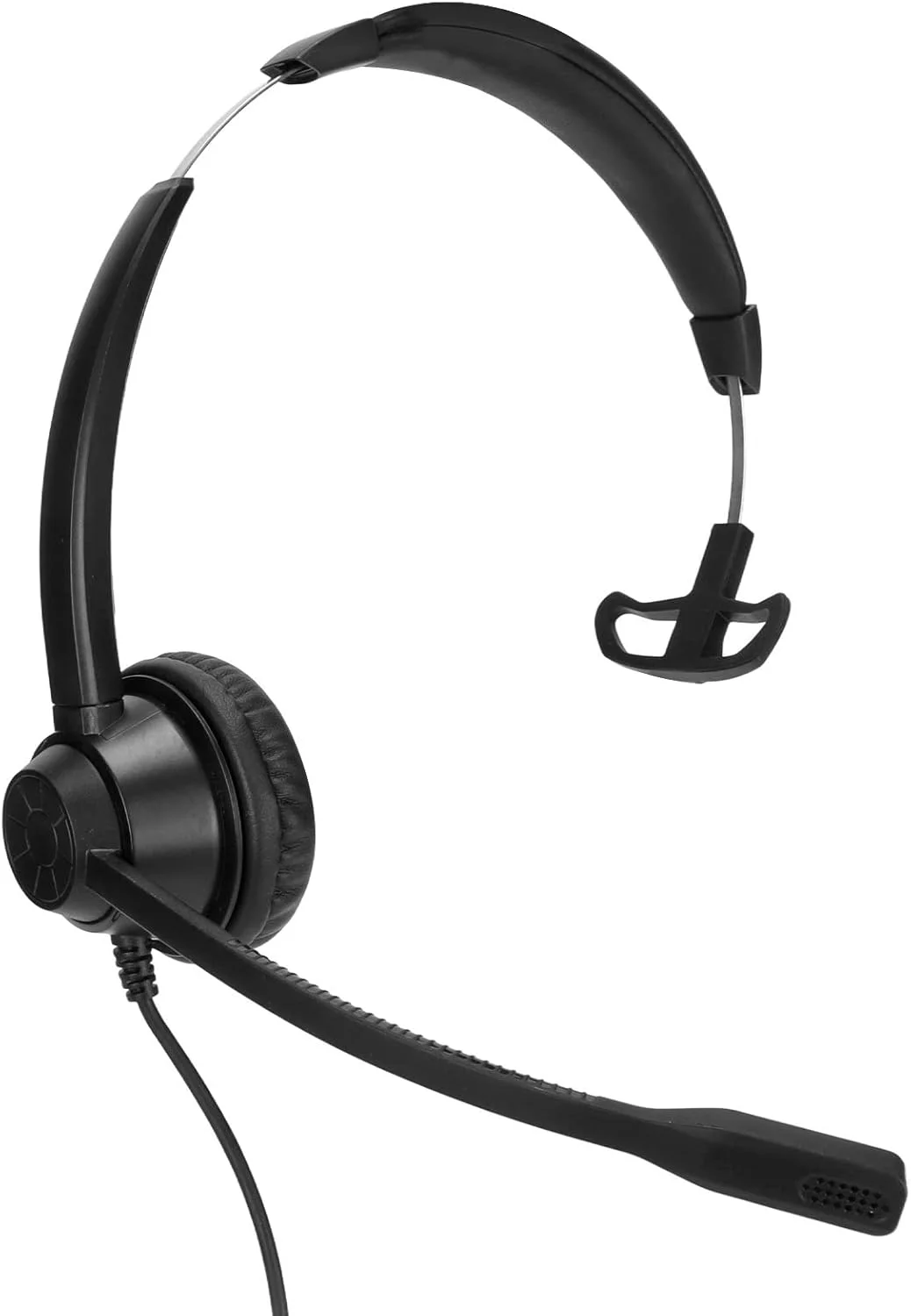 هدست تلفن تک گوش با میکروفون حذف نویز برای مرکز تماس، بازاریابی تلفنی، هدست تجاری با پورت Type C مشکی مدل H390TYPEC