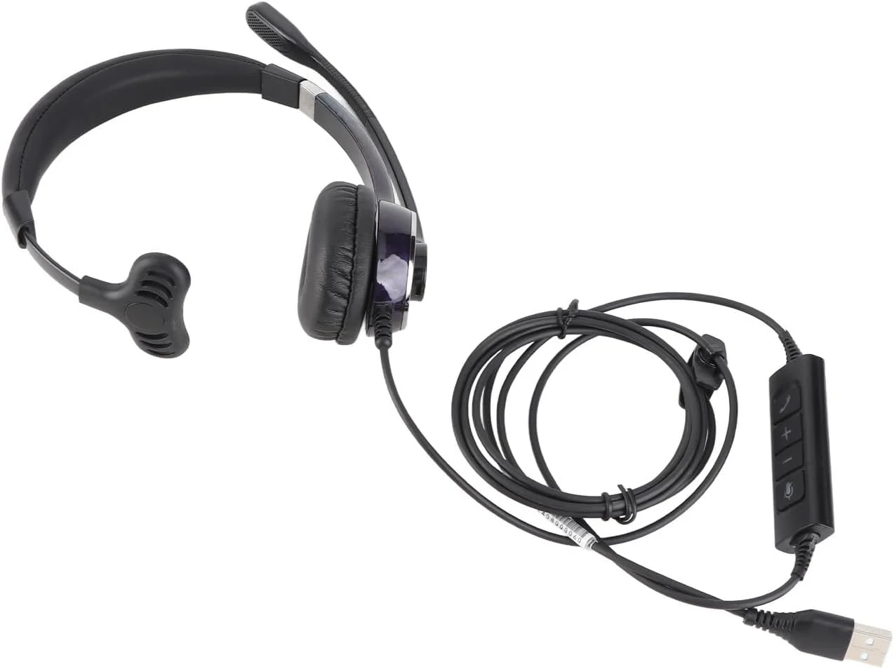 هدست تلفن، هدست مرکز تماس تک گوش نرم با قابلیت حذف نویز، چرم پروتئینی حرفه ای برای کنفرانس بیمه (رابط USB) هدست تلفن، هدست مرکز تماس تک گوش نرم با قابلیت حذف نویز، چرم پروتئینی حرفه ای برای کنفرانس بیمه (رابط USB)