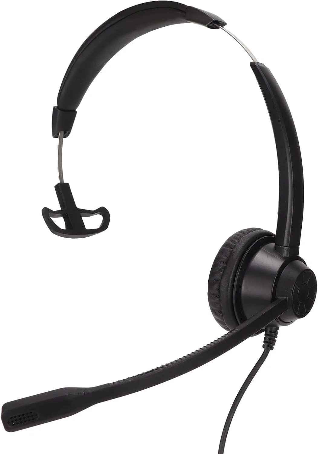 هدفون تلفن 3.5 میلی‌متری، هدست تلفن یک طرفه با میکروفون حذف نویز برای خدمات مشتری، تلفن همراه، کامپیوتر، لپ‌تاپ، مرکز تماس