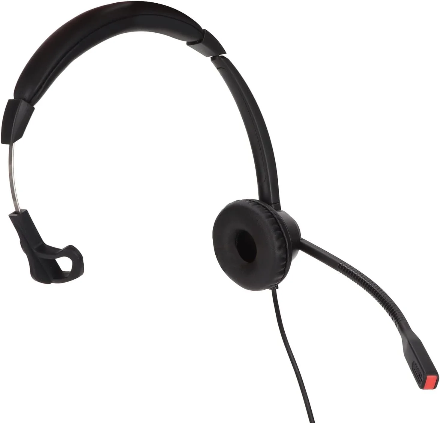 هدفون تلفن 3.5 میلی‌متری، هدست تلفن یک طرفه با میکروفون حذف نویز برای خدمات مشتری، تلفن همراه، کامپیوتر، لپ‌تاپ، مرکز تماس