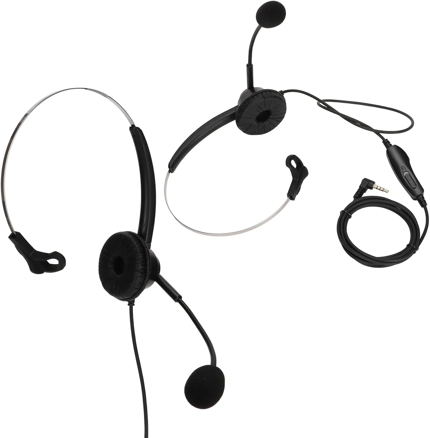 هدفون تلفن، هدست تلفن VOIP خط ثابت با آرنج 3.5 میلیمتری و حذف نویز، هدست تجاری تک گوش با میکروفون بیصدا برای مرکز تماس هدفون تلفن، هدست تلفن VOIP خط ثابت با آرنج 3.5 میلیمتری و حذف نویز، هدست تجاری تک گوش با میکروفون بیصدا برای مرکز تماس