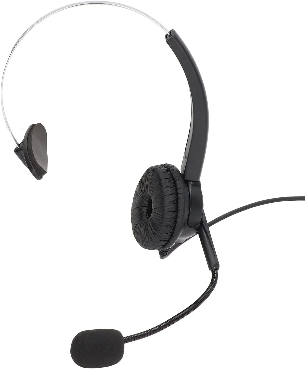 هدست تلفن RJ9 با میکروفون، هدست تلفن با میکروفون حذف نویز و کنترل صدا برای مرکز تماس، اداره، تجارت، خدمات مشتری