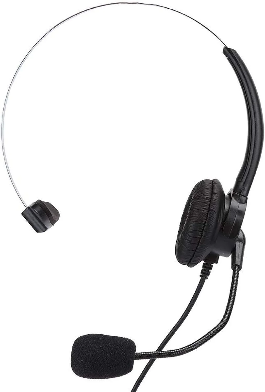 هدست تلفن مرکز تماس، هدست تلفن ثابت تک گوش با میکروفون برای استفاده خانگی، هدست مرکز تماس با میکروفون برای تلفن اداری خانگی