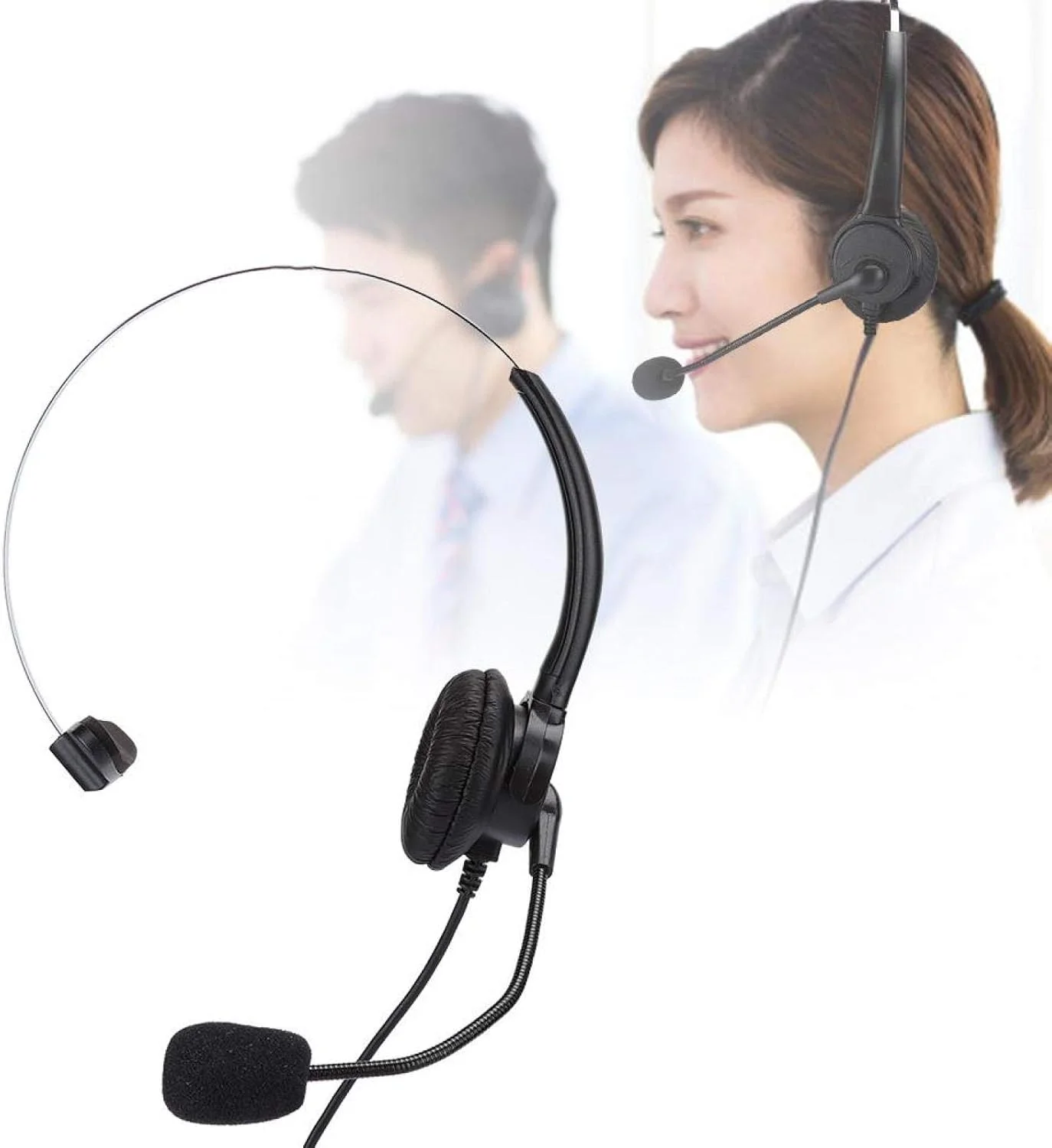 هدست تلفن مرکز تماس، هدست تلفن ثابت تک گوش با میکروفون برای استفاده خانگی، هدست مرکز تماس با میکروفون برای تلفن اداری خانگی هدست تلفن مرکز تماس، هدست تلفن ثابت تک گوش با میکروفون برای استفاده خانگی، هدست مرکز تماس با میکروفون برای تلفن اداری خانگی