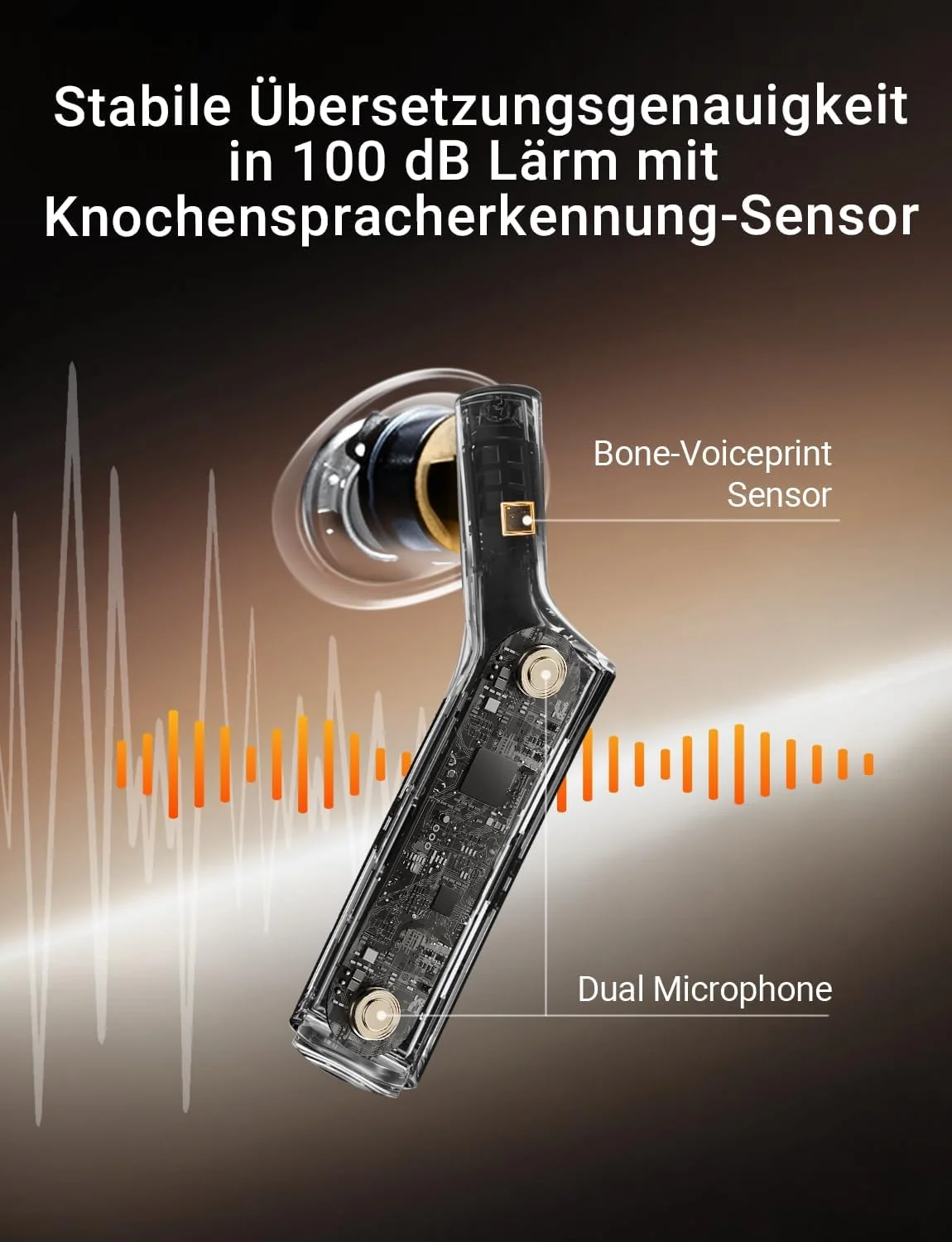 هدفون مترجم هوش مصنوعی Timekettle W4، ترجمه همزمان دو طرفه، دستگاه ترجمه، حسگر استخوانی صدا برای وضوح، سازگار با iOS و Android، حریم خصوصی محافظت شده GDPR هدفون مترجم هوش مصنوعی Timekettle W4، ترجمه همزمان دو طرفه، دستگاه ترجمه، حسگر استخوانی صدا برای وضوح، سازگار با iOS و Android، حریم خصوصی محافظت شده GDPR