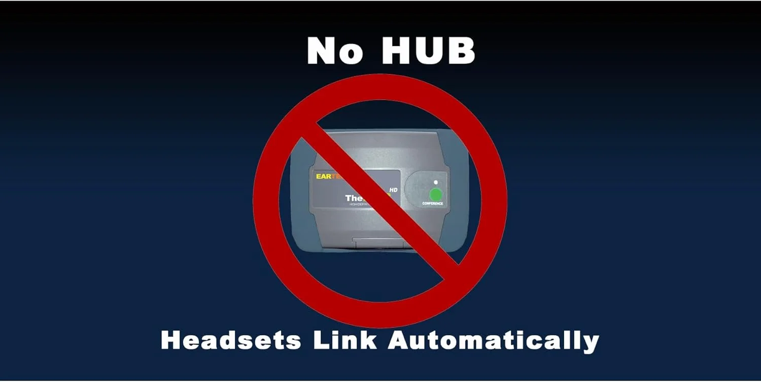 سیستم اینترکام بی سیم دوربرد فول دوبلکس EARTEC Ultralite PRO16 ETP8S - 8 هدست تک گوش، برد تا 800 متر، 2.4 گیگاهرتز، شرکت آمریکایی