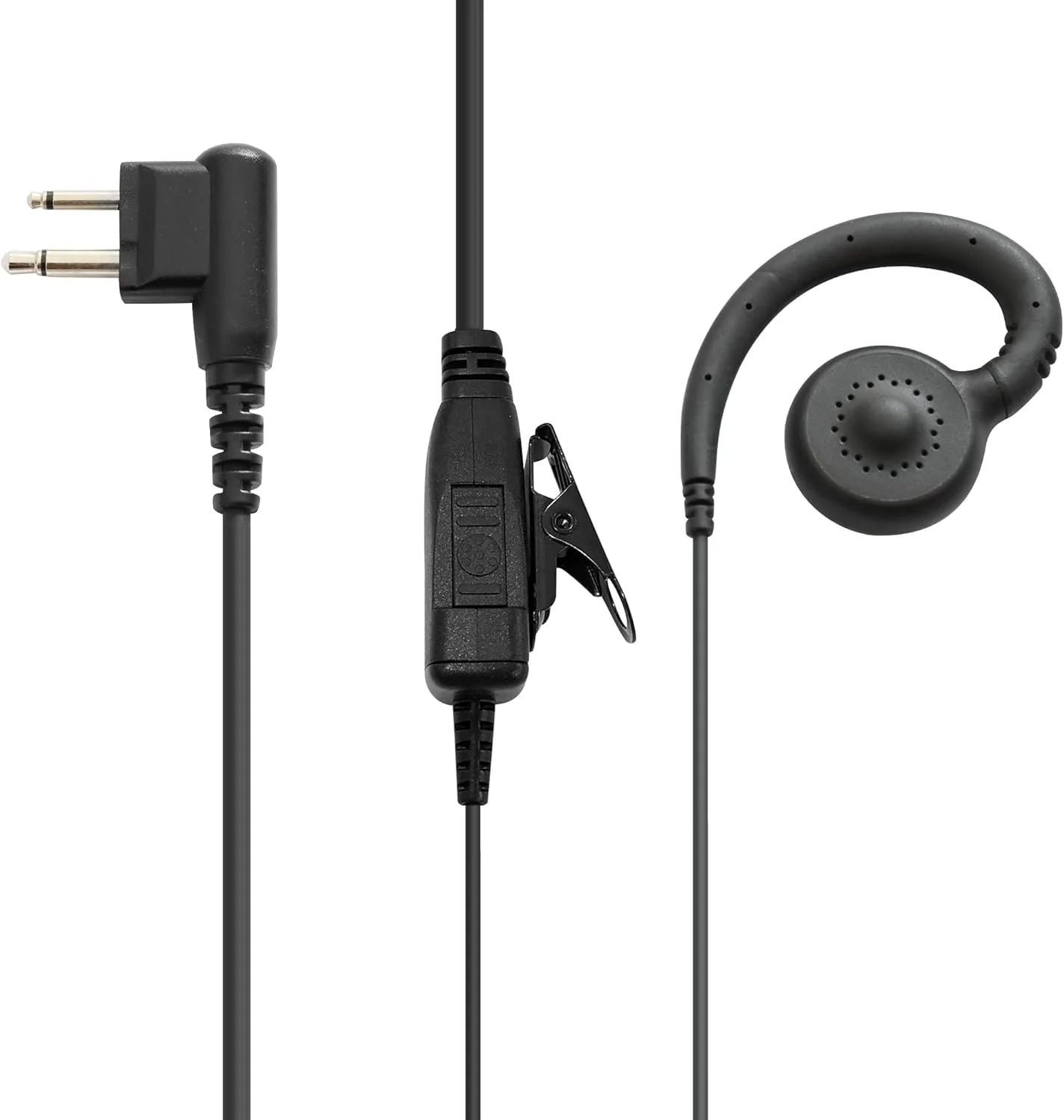 گوشی یک طرفه RLN6423 HKLN4604 با میکروفون و دکمه PTT | مناسب برای DP1400, XT420, XT460, CP040 و سایر واکی تاکی های 2 پین