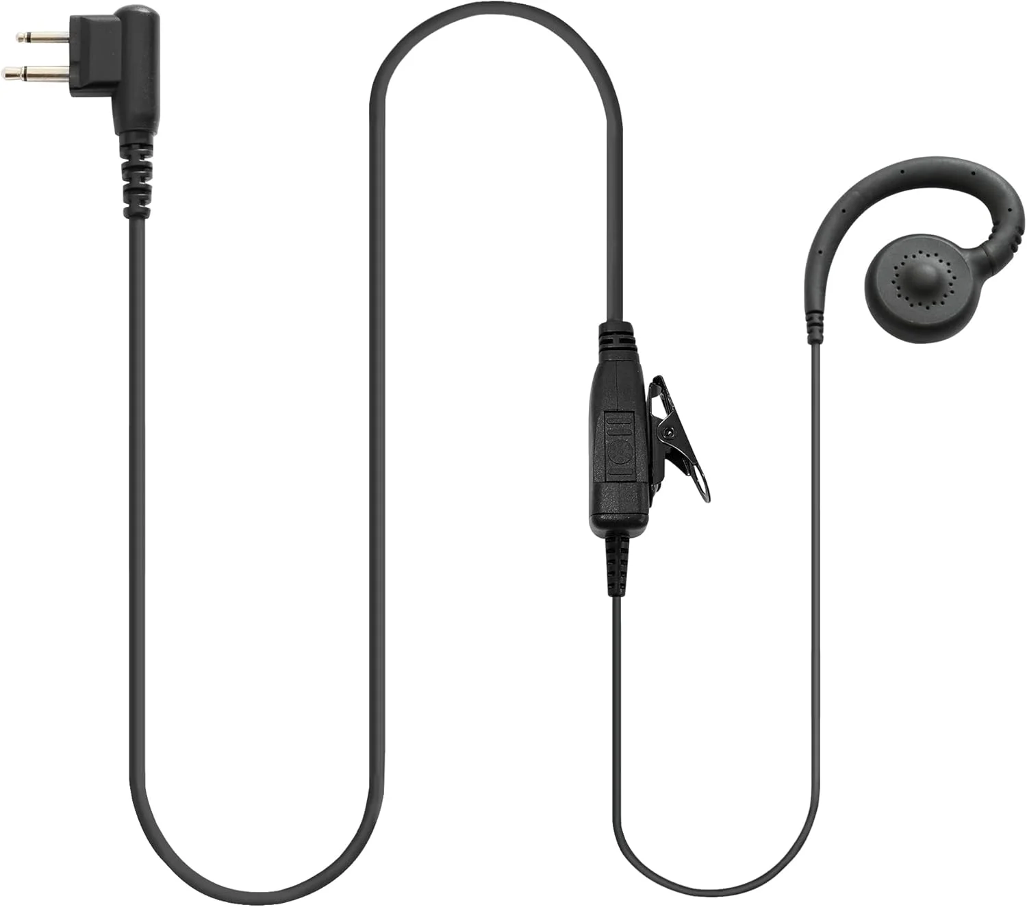 گوشی یک طرفه RLN6423 HKLN4604 با میکروفون و دکمه PTT | مناسب برای DP1400, XT420, XT460, CP040 و سایر واکی تاکی های 2 پین