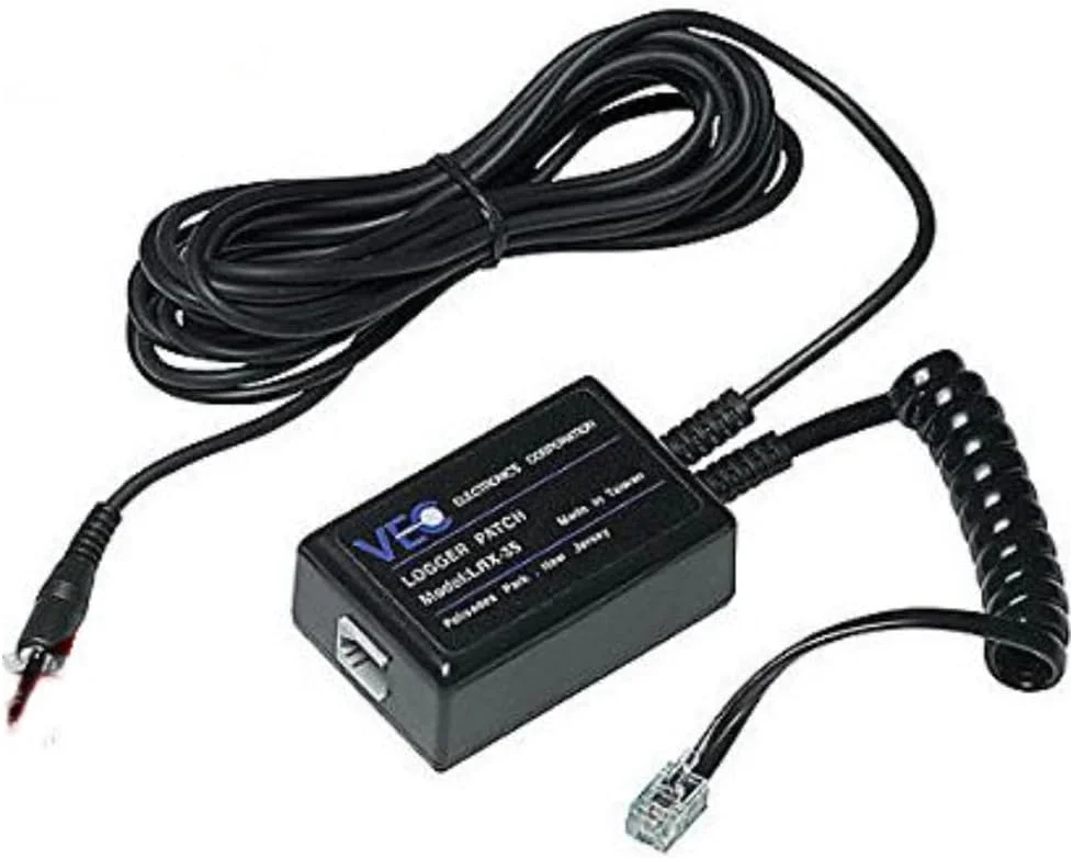 دستگاه ضبط مکالمات تلفنی VEC TRX-20 با اتصال مستقیم 3.5 میلی‌متری (فقط آداپتور)