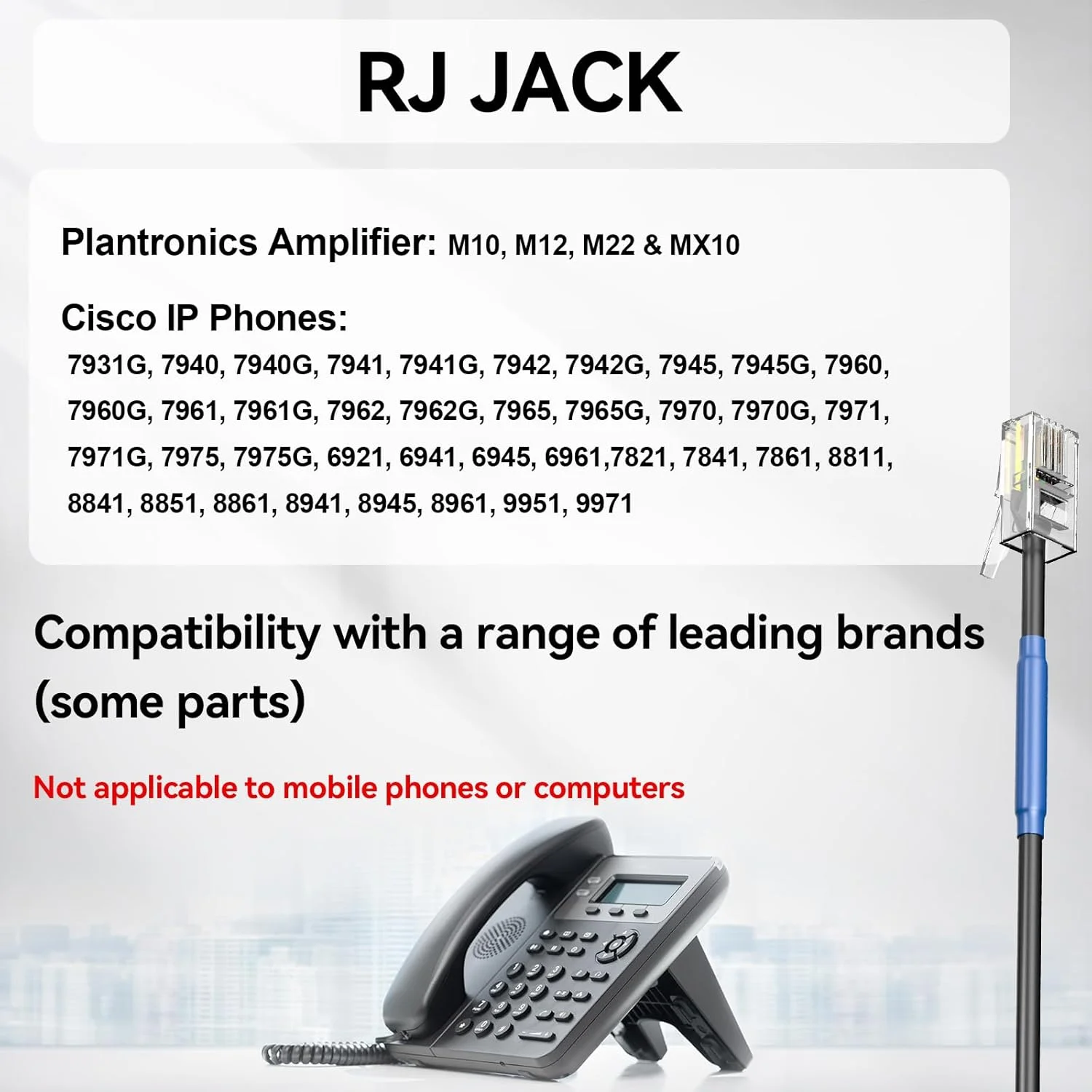 هدست تلفن Wantek 681RJ2