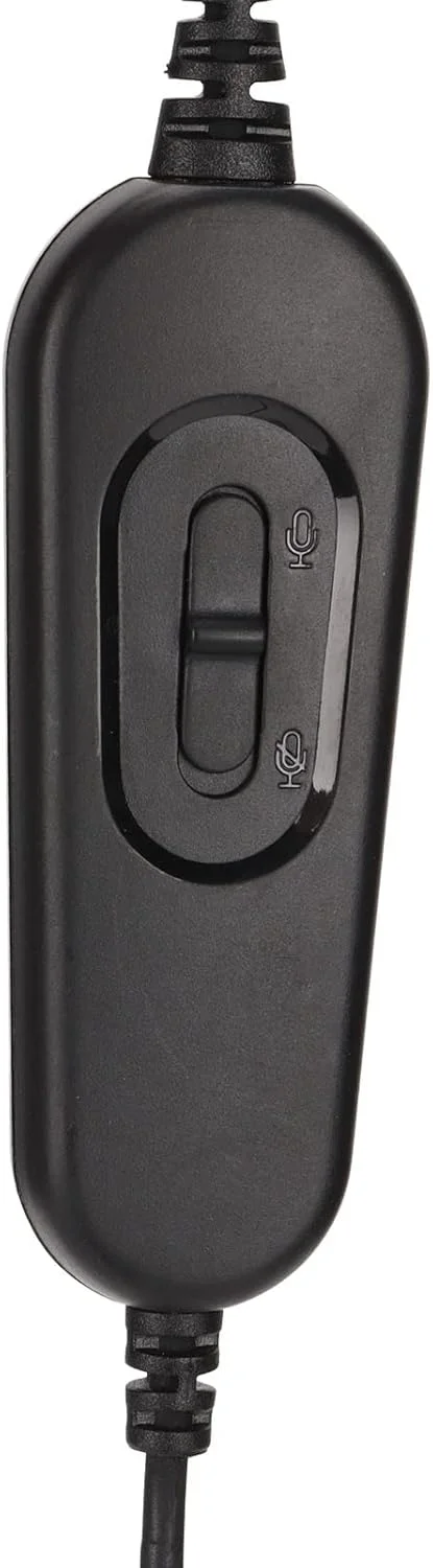 هدست تلفن RJ9، هدست تک گوش با میکروفون حذف نویز مونو، هدست سیمی جک RJ9 با قابلیت تنظیم صدا، برای خدمات مشتری، تلفن VOIP، مرکز تماس