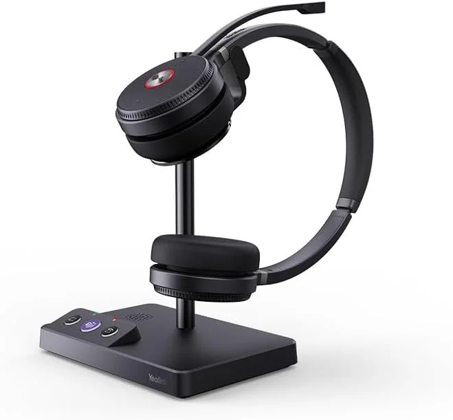 هدست دو گوشی بی سیم یالینک مدل WH62 UC - مشکی