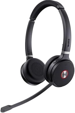 هدست دو گوشی بی سیم یالینک مدل WH62 UC - مشکی هدست دو گوشی بی سیم یالینک مدل WH62 UC - مشکی