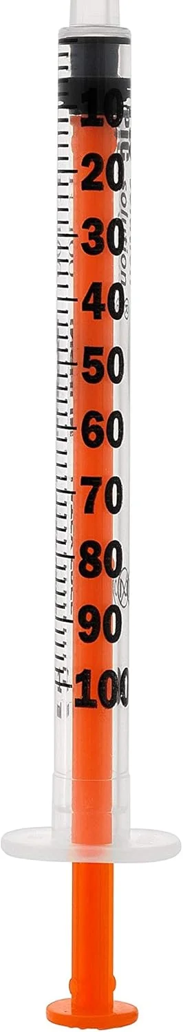 سرنگ انسولین بدون سوزن Pic Solution 02071000090300، بسته 100 عددی، ظرفیت 1 میلی لیتر سرنگ انسولین بدون سوزن Pic Solution 02071000090300، بسته 100 عددی، ظرفیت 1 میلی لیتر