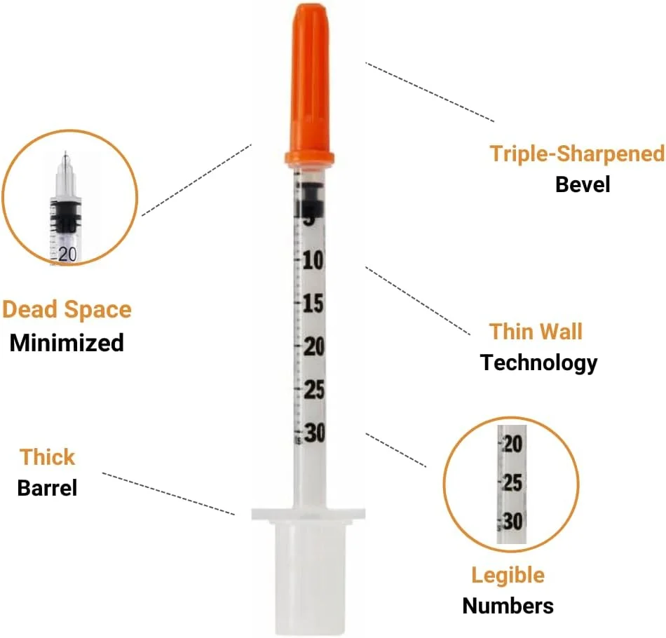 بسته 10 عددی لوله پلاستیکی 0.3 میلی لیتر/سی سی 31G 5/16 اینچ (8 میلی متر)، لوازم جانبی آزمایشگاهی، ابزار اندازه گیری چند منظوره، بسته بندی جداگانه (0.3ml/cc 31G 5/16") بسته 10 عددی لوله پلاستیکی 0.3 میلی لیتر/سی سی 31G 5/16 اینچ (8 میلی متر)، لوازم جانبی آزمایشگاهی، ابزار اندازه گیری چند منظوره، بسته بندی جداگانه (0.3ml/cc 31G 5/16")