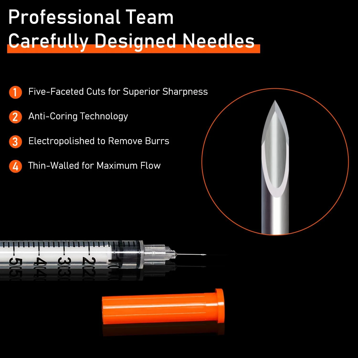 بسته 100 عددی ابزار اندازه گیری پلاستیکی 1 میلی لیتری 31Gx6mm، بسته بندی جداگانه بسته 100 عددی ابزار اندازه گیری پلاستیکی 1 میلی لیتری 31Gx6mm، بسته بندی جداگانه