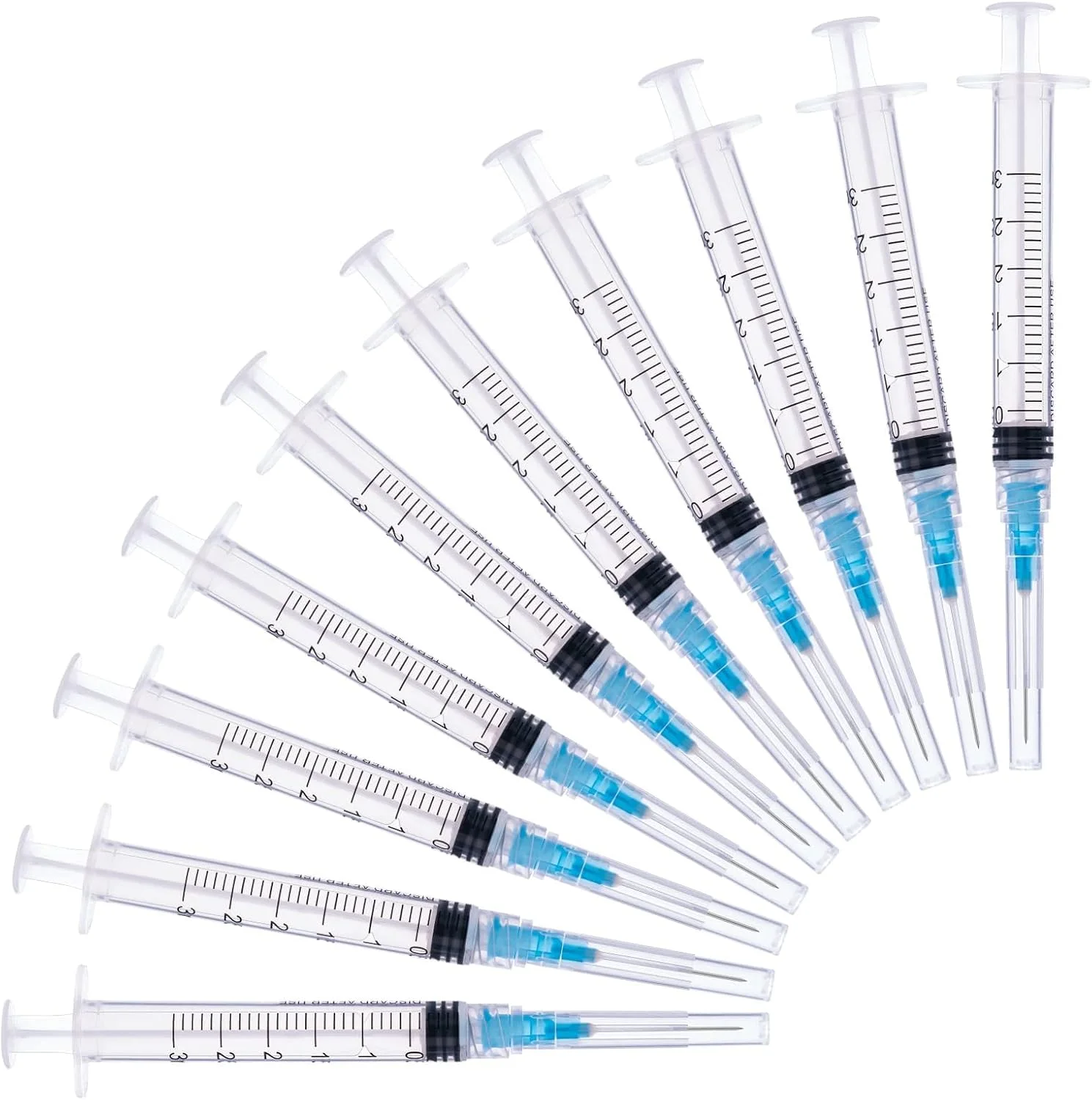 سرنگ های یکبار مصرف 3 میلی لیتری با سوزن 23Ga 1 اینچی برای مصارف صنعتی و آزمایشگاهی، بسته بندی جداگانه، بسته 20 عددی سرنگ های یکبار مصرف 3 میلی لیتری با سوزن 23Ga 1 اینچی برای مصارف صنعتی و آزمایشگاهی، بسته بندی جداگانه، بسته 20 عددی