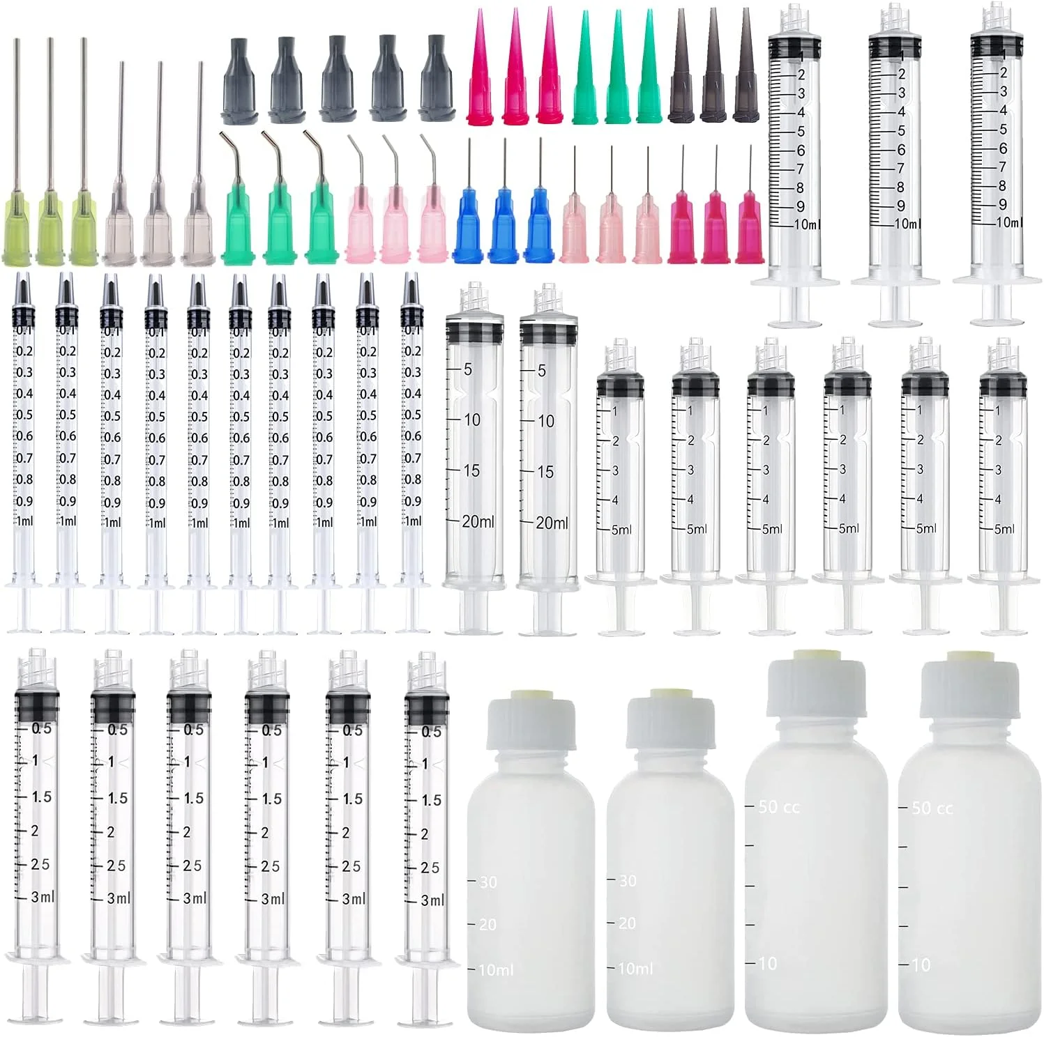 سرنگ های 1، 3، 5، 10 و 20 میلی لیتری و بطری نوک سوزنی 30 و 50 میلی لیتری. سوزن های نوک کند 14، 16، 18، 20، 22 و 25 گیج و درپوش. مناسب برای اندازه گیری مایعات و پر کردن مجدد (ست سرنگ و بطری نوک سوزنی) سرنگ های 1، 3، 5، 10 و 20 میلی لیتری و بطری نوک سوزنی 30 و 50 میلی لیتری. سوزن های نوک کند 14، 16، 18، 20، 22 و 25 گیج و درپوش. مناسب برای اندازه گیری مایعات و پر کردن مجدد (ست سرنگ و بطری نوک سوزنی)