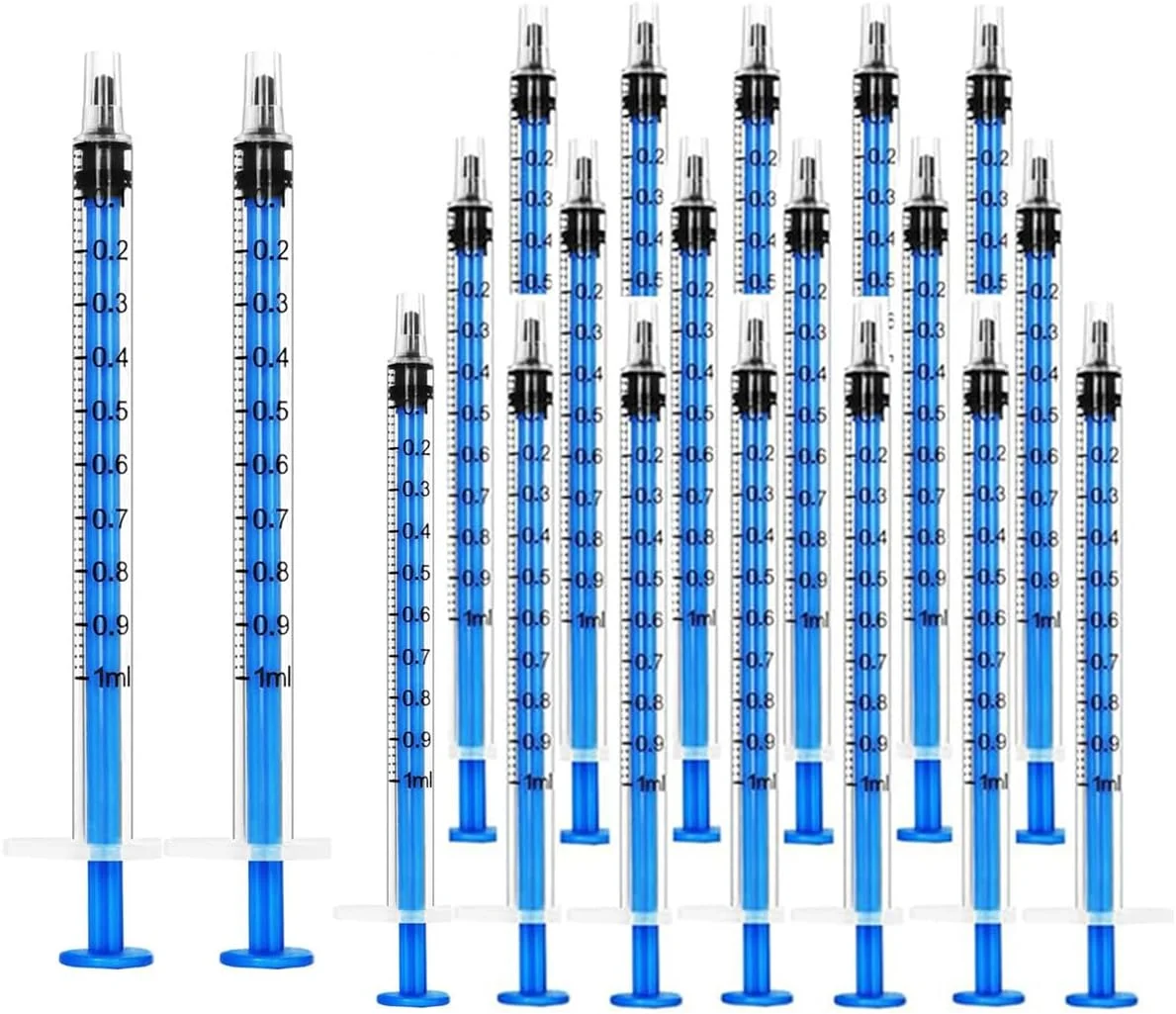 سرنگ پلاستیکی یکبار مصرف با درپوش، بسته 20 عددی، مناسب برای آزمایشگاه های علمی، اندازه گیری مایعات، تغذیه حیوانات خانگی، استفاده از روغن یا چسب (20 عدد 1 میلی لیتر) سرنگ پلاستیکی یکبار مصرف با درپوش، بسته 20 عددی، مناسب برای آزمایشگاه های علمی، اندازه گیری مایعات، تغذیه حیوانات خانگی، استفاده از روغن یا چسب (20 عدد 1 میلی لیتر)