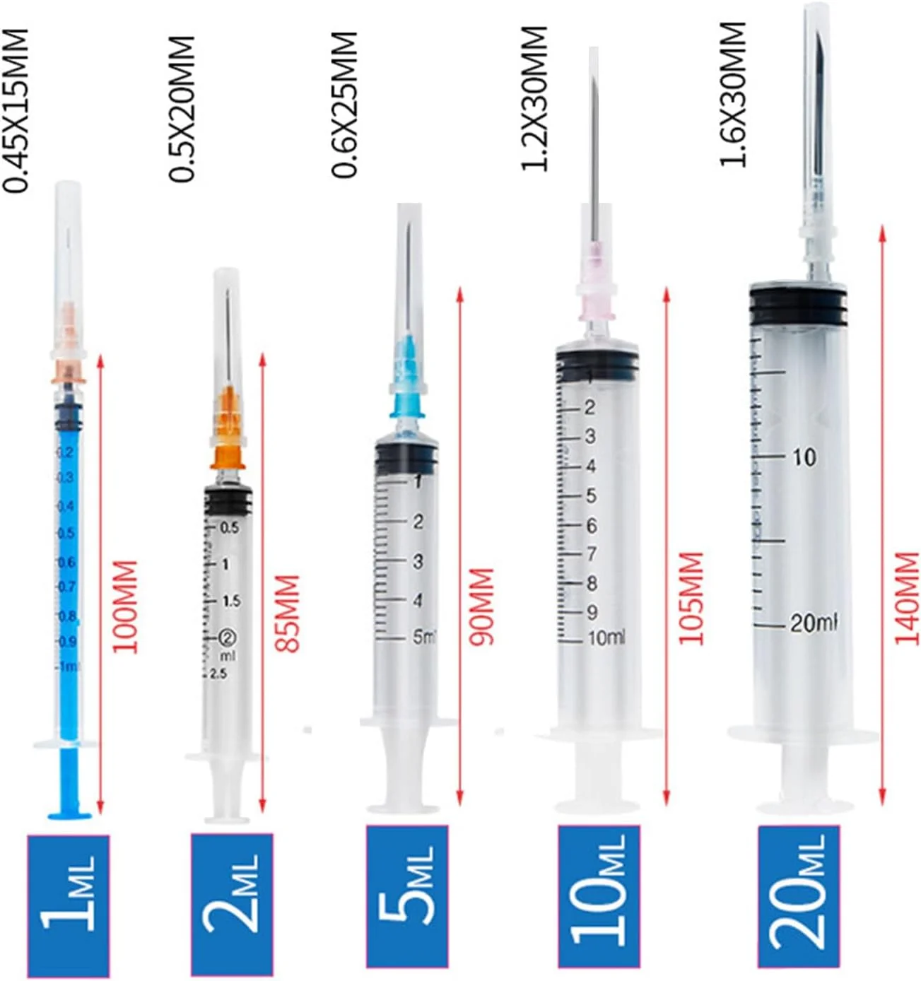20 عدد سرنگ با لوله، سرنگ تغذیه حیوانات خانگی، سرنگ مایع مهمانی، مناسب برای ژله، هالووین، شکرگزاری، کریسمس، مهمانی های مجردی، پرستاران، جشن فارغ التحصیلی (1 میلی لیتر/ 3 میلی لیتر/ 5 میلی لیتر/ 10 میلی لیتر)
