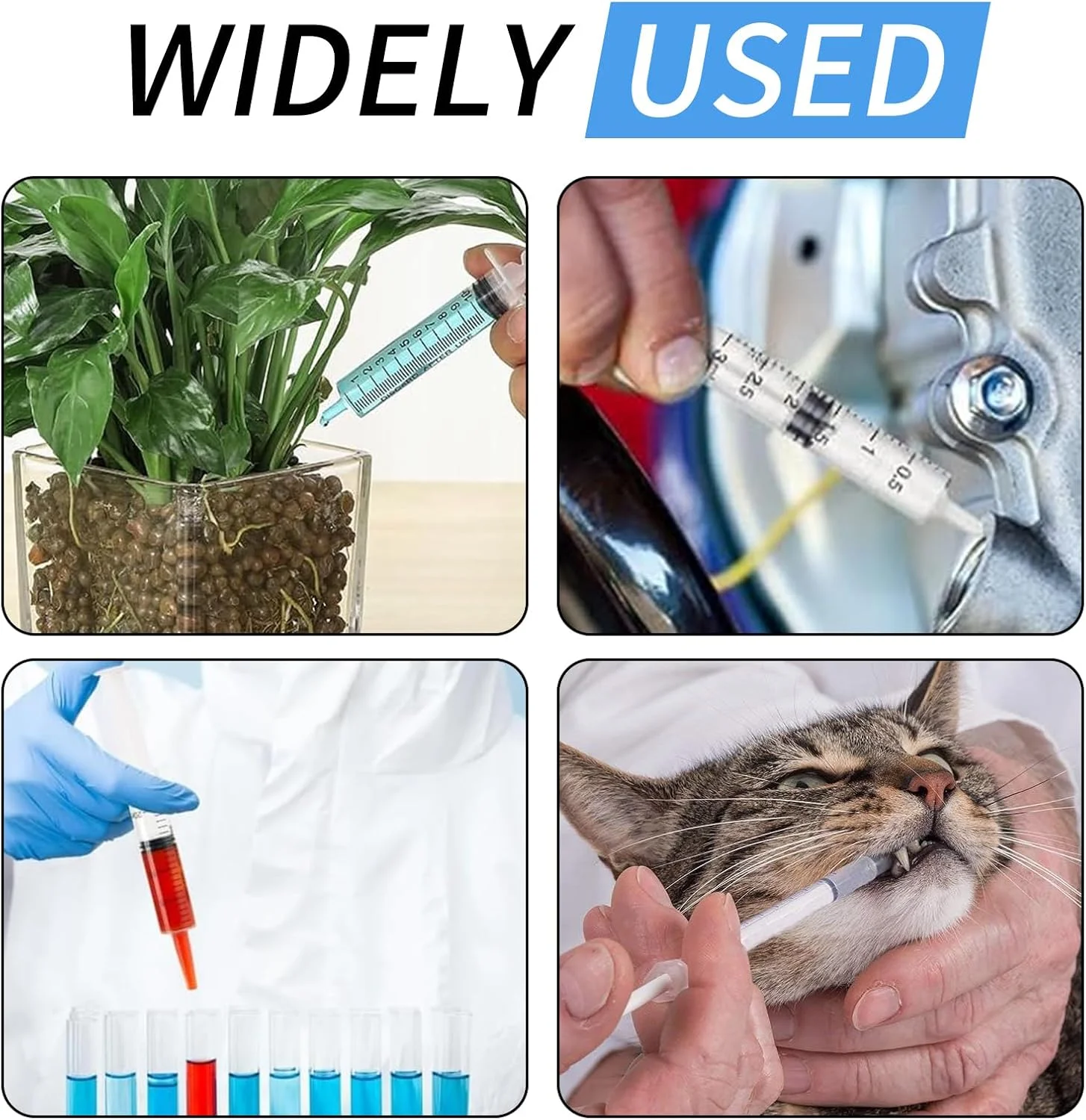 بسته 20 عددی سرنگ 1 میلی لیتری/سی سی SCOOYUCK، بدون سوزن، سرنگ های کوچک پلاستیکی مایع، بسته بندی جداگانه، ایده آل برای علم، اندازه گیری مایعات، تغذیه حیوانات خانگی، روغن کاری یا چسباندن.