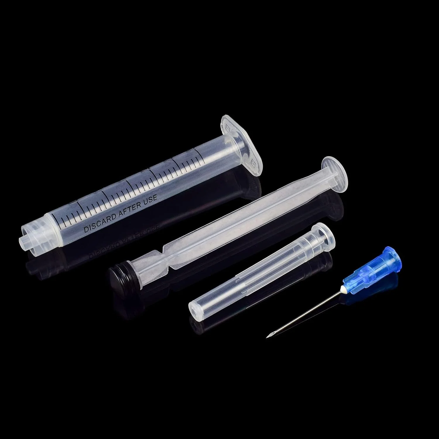 سرنگ های یکبار مصرف 3 میلی لیتری با سوزن 23Ga 1 اینچی برای مصارف صنعتی و آزمایشگاهی، بسته بندی جداگانه، بسته 20 عددی