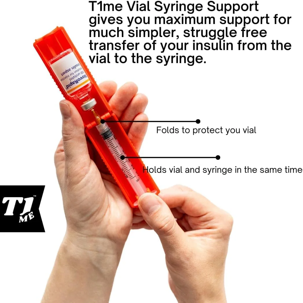 نگهدارنده ویال و سرنگ T1me برای کاربران t:slim، ابزار انتقال انسولین برای دیابت نوع 1 و نوع 2، محافظ بطری، نگهدارنده ویال، قرمز نگهدارنده ویال و سرنگ T1me برای کاربران t:slim، ابزار انتقال انسولین برای دیابت نوع 1 و نوع 2، محافظ بطری، نگهدارنده ویال، قرمز