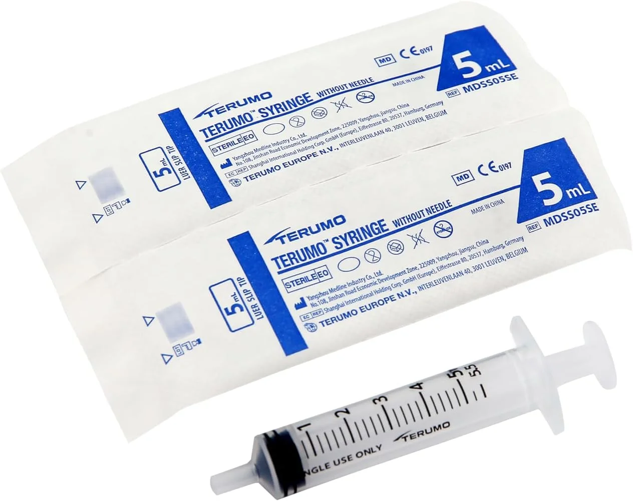 سرنگ یکبار مصرف 5 میلی لیتری تِرمو - بسته 100 عددی