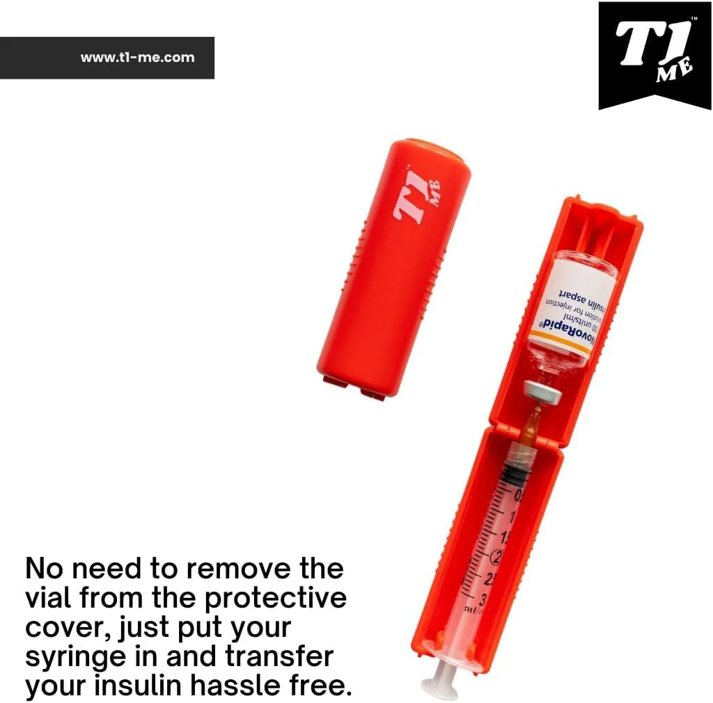 نگهدارنده ویال و سرنگ T1me برای کاربران t:slim، ابزار انتقال انسولین برای دیابت نوع 1 و نوع 2، محافظ بطری، نگهدارنده ویال، قرمز نگهدارنده ویال و سرنگ T1me برای کاربران t:slim، ابزار انتقال انسولین برای دیابت نوع 1 و نوع 2، محافظ بطری، نگهدارنده ویال، قرمز