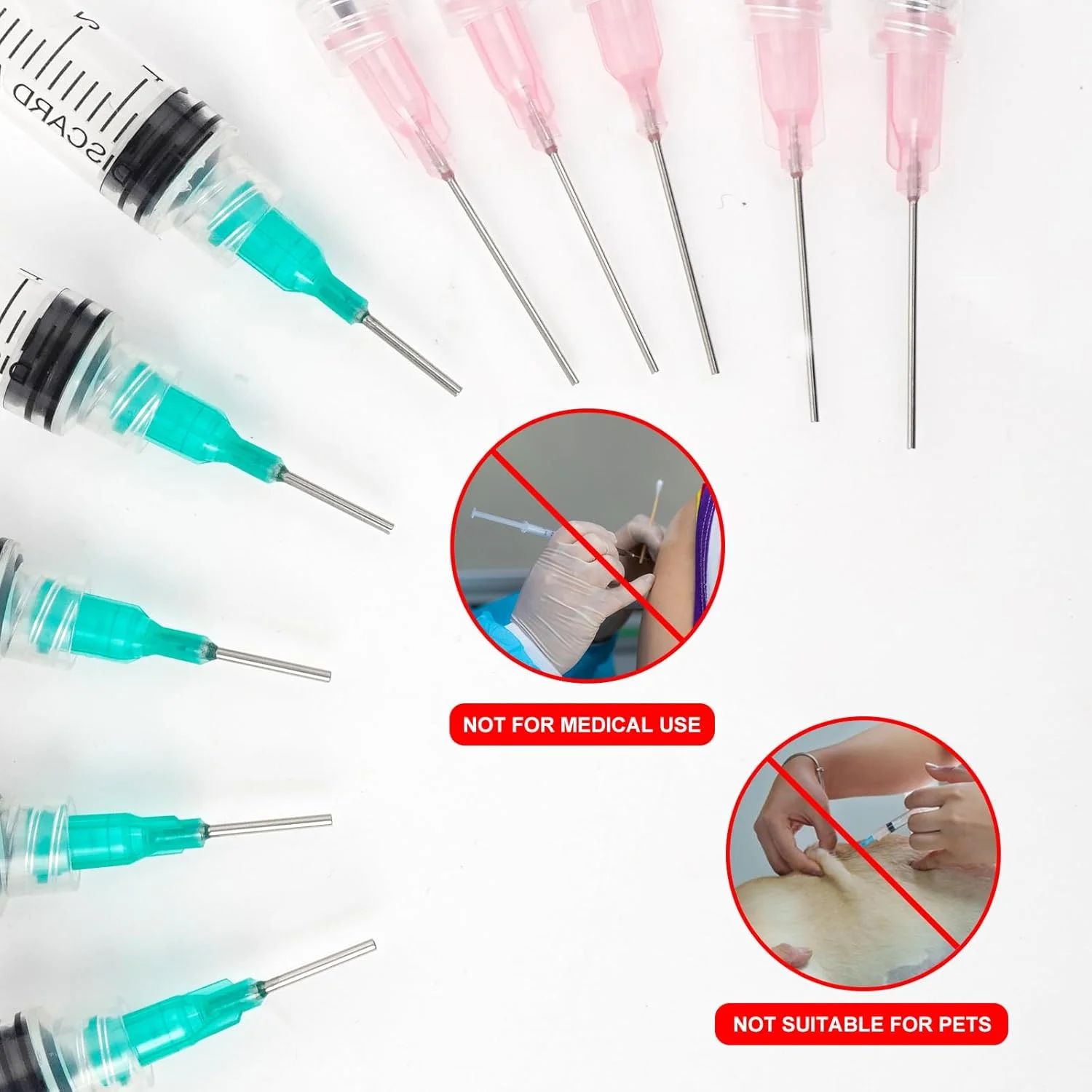 ست 10 عددی سرنگ پلاستیکی 1 و 5 میلی لیتری، سرنگ های چندبار مصرف برای خوراک، سرنگ های پرکننده جوهر برای آزمایشگاه، چسب، مصارف صنعتی و آزمایشگاه های علمی