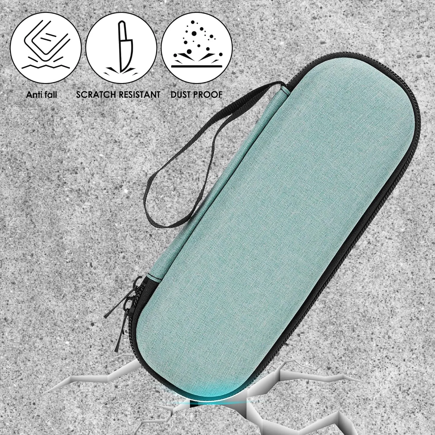 کیف حمل قلم انسولین - سازمان دهنده مسافرتی دیابتی برای قلم های انسولین، سرنگ ها، ویال ها و دستگاه قند خون - کیف نگهداری پزشکی ضد آب و جمع و جور با دسته (سبز)