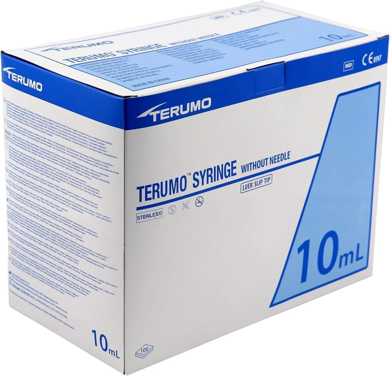 سرنگ 10 میلی لیتری ترومو بدون سوزن مدل Leur Slip (100 عدد)