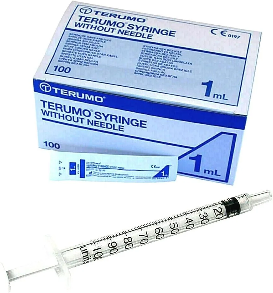 سرنگ 1 میلی لیتری ترومو بدون سوزن، سر لوئر، بسته 100 عددی، برند سرنگ 1 میلی لیتری ترومو بدون سوزن، سر لوئر، بسته 100 عددی، برند