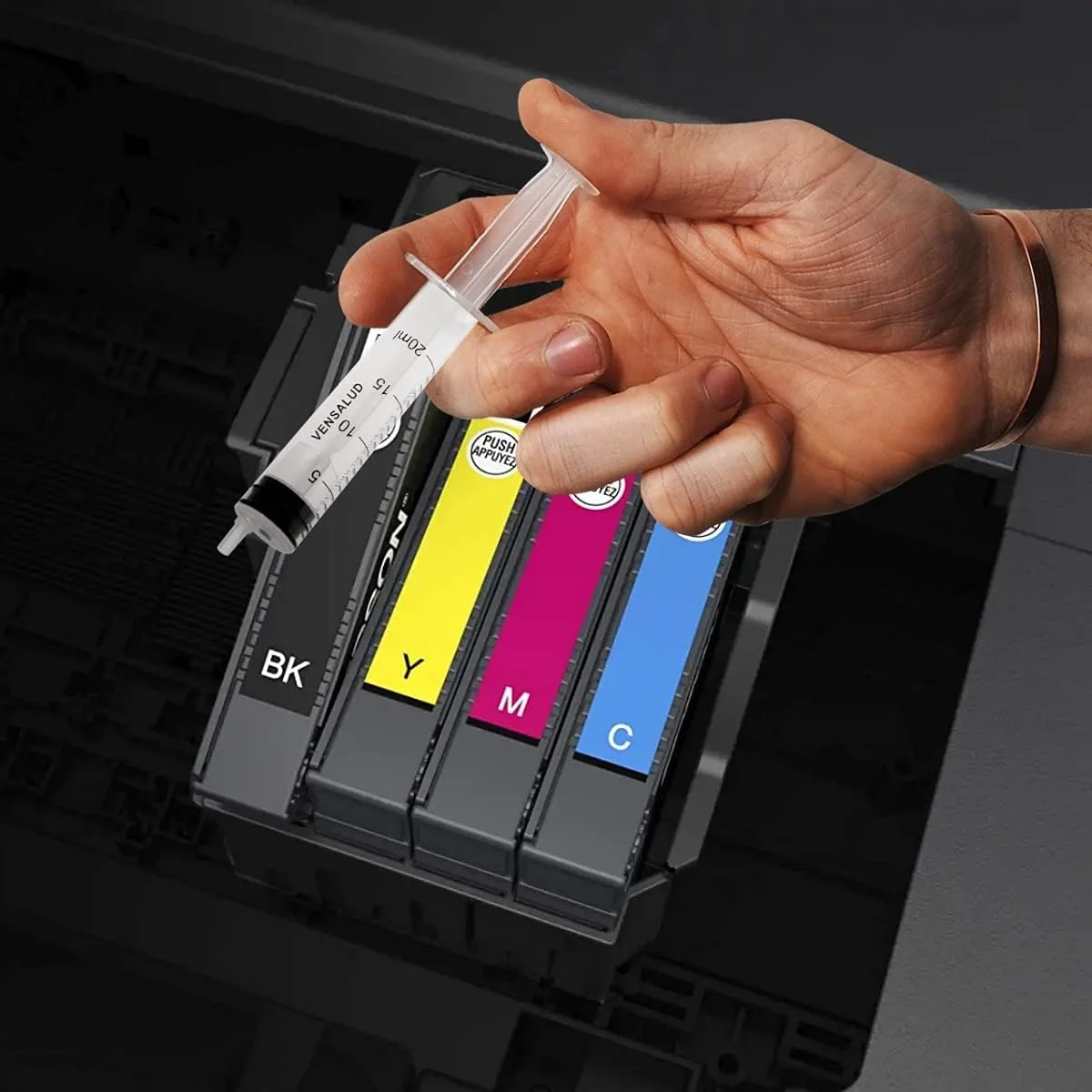 VENSALUD | سرنگ های یکبار مصرف بدون سوزن و بدون لاتکس | Luer Slip | مخروط غیرمرکزی | سرنگ استریل برای غذای حیوانات خانگی، آزمایشگاه، دامپزشکی | اندازه گیری دقیق | 50 عدد | 20 میلی لیتر VENSALUD | سرنگ های یکبار مصرف بدون سوزن و بدون لاتکس | Luer Slip | مخروط غیرمرکزی | سرنگ استریل برای غذای حیوانات خانگی، آزمایشگاه، دامپزشکی | اندازه گیری دقیق | 50 عدد | 20 میلی لیتر