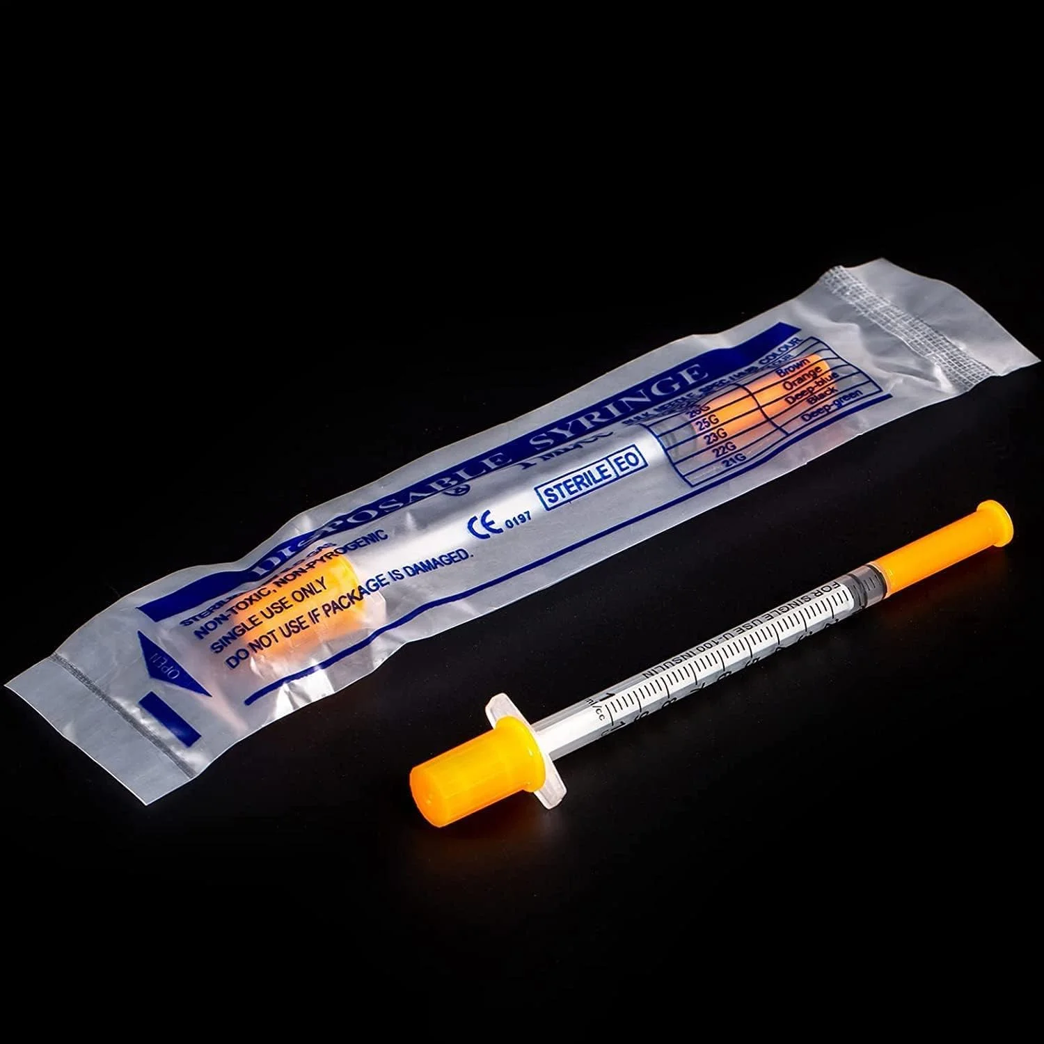 بسته 20 عددی ابزار اندازه گیری پلاستیکی 1 میلی لیتری 0.3x8 میلی متری، بسته بندی جداگانه، کاربردهای متعدد