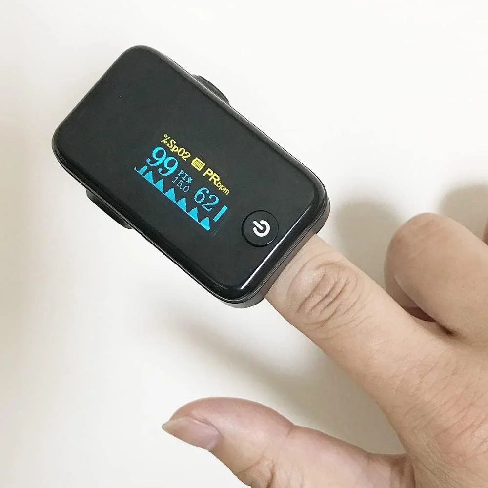 دستگاه سنجش ضربان قلب انگشتی با آلارم، سنسور مادون قرمز، صفحه نمایش OLED/TFT، باتری و بند دستگاه سنجش ضربان قلب انگشتی با آلارم، سنسور مادون قرمز، صفحه نمایش OLED/TFT، باتری و بند