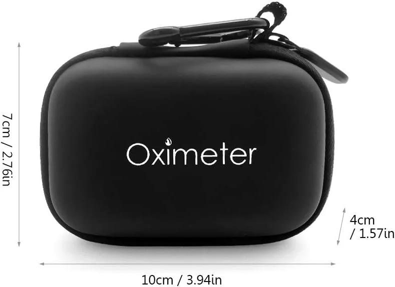 کیف نگهداری پالس اکسیمتر، ضد آب، کیف حمل سخت EVA برای پالس اکسیمتر انگشتی کیف نگهداری پالس اکسیمتر، ضد آب، کیف حمل سخت EVA برای پالس اکسیمتر انگشتی